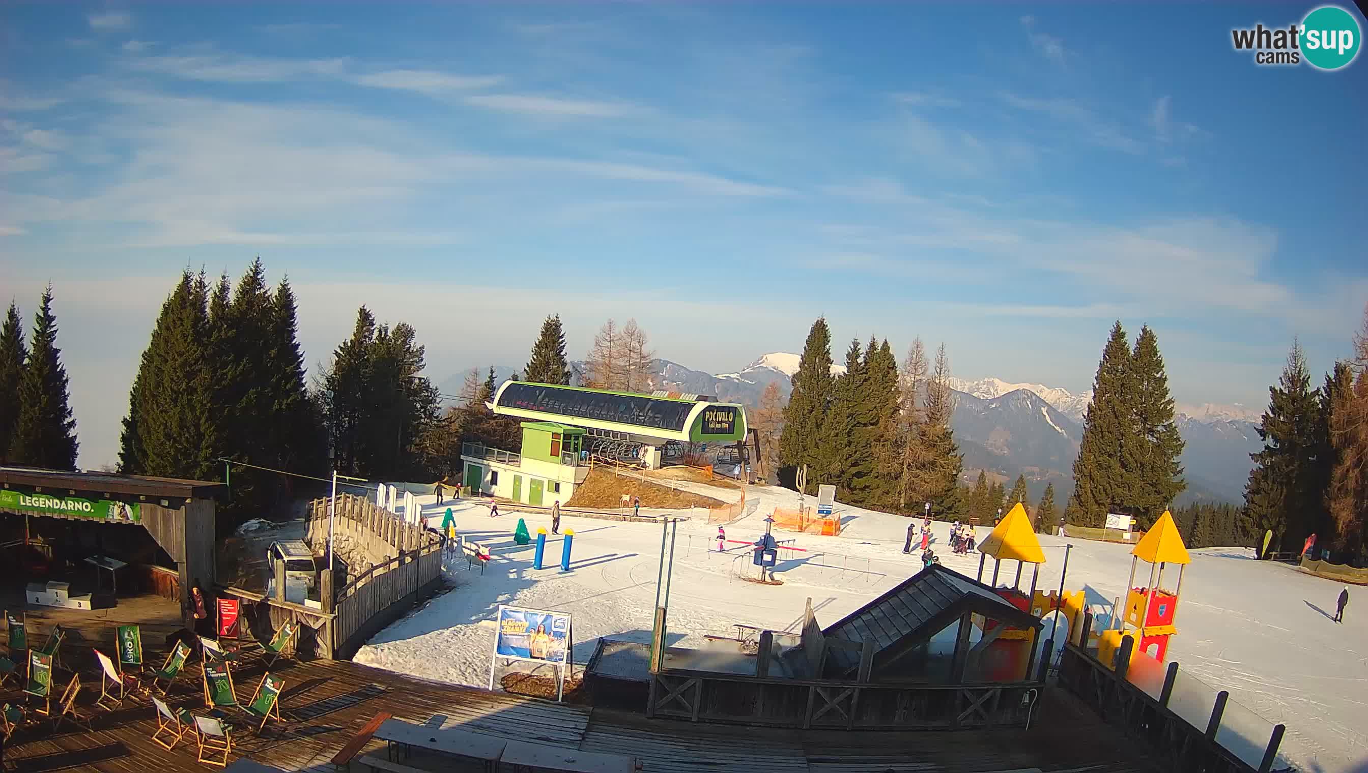 Webcam Počivalo – Alpska Perla | Vista live dalla stazione sciistica di Cerkno