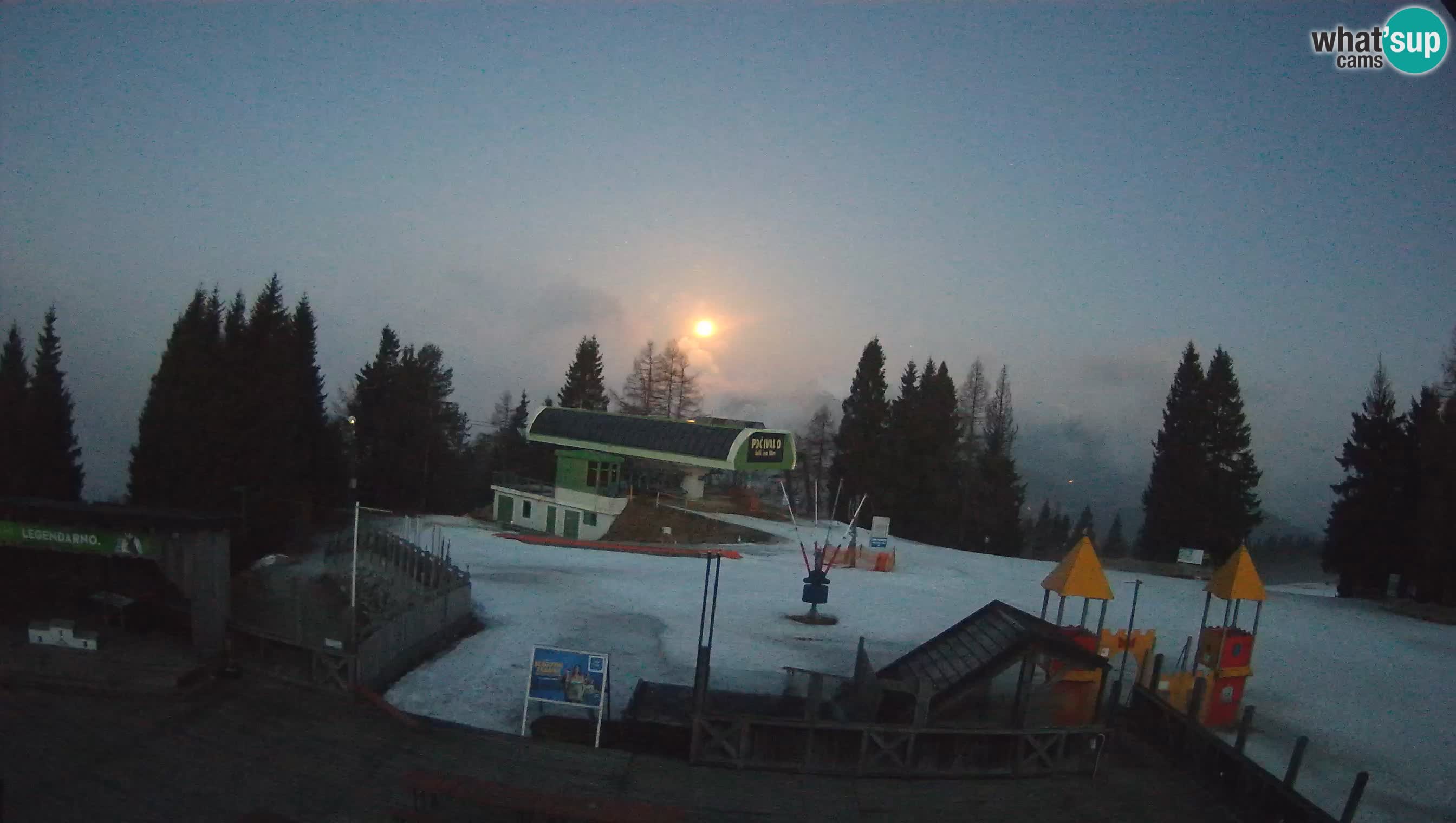 Web kamera Počivalo – Alpska Perla | Pogled uživo sa skijališta Cerkno