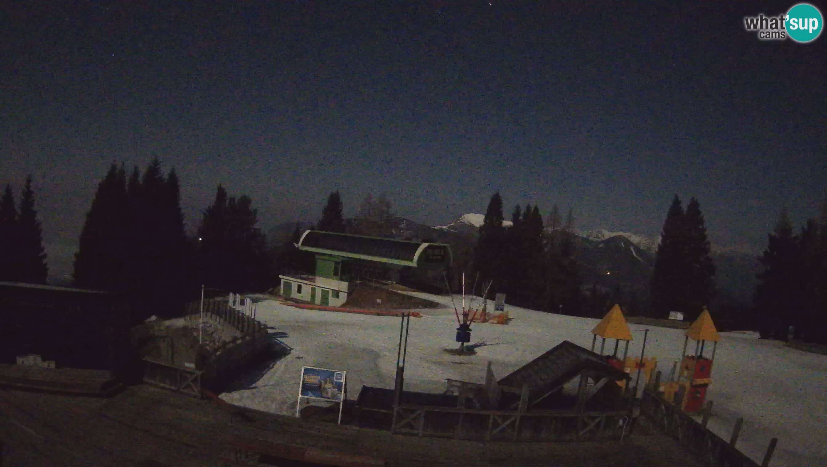 Webcam Počivalo – Alpska Perla | Vista live dalla stazione sciistica di Cerkno