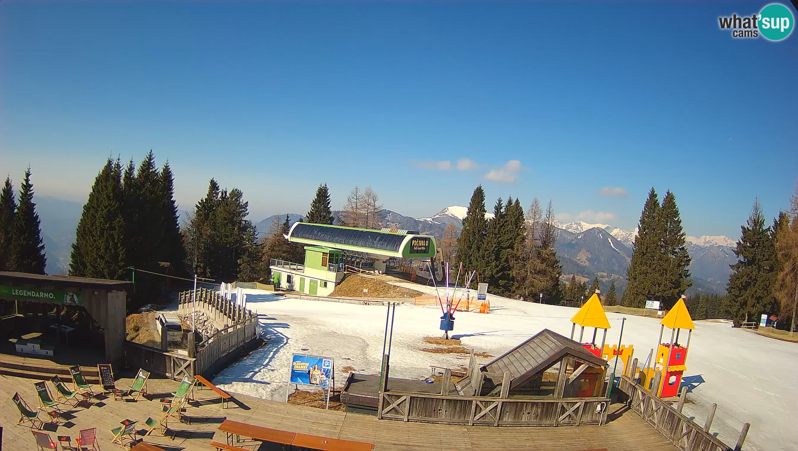 Cámara web Počivalo – Alpska Perla | Vista en vivo desde la estación de esquí Cerkno
