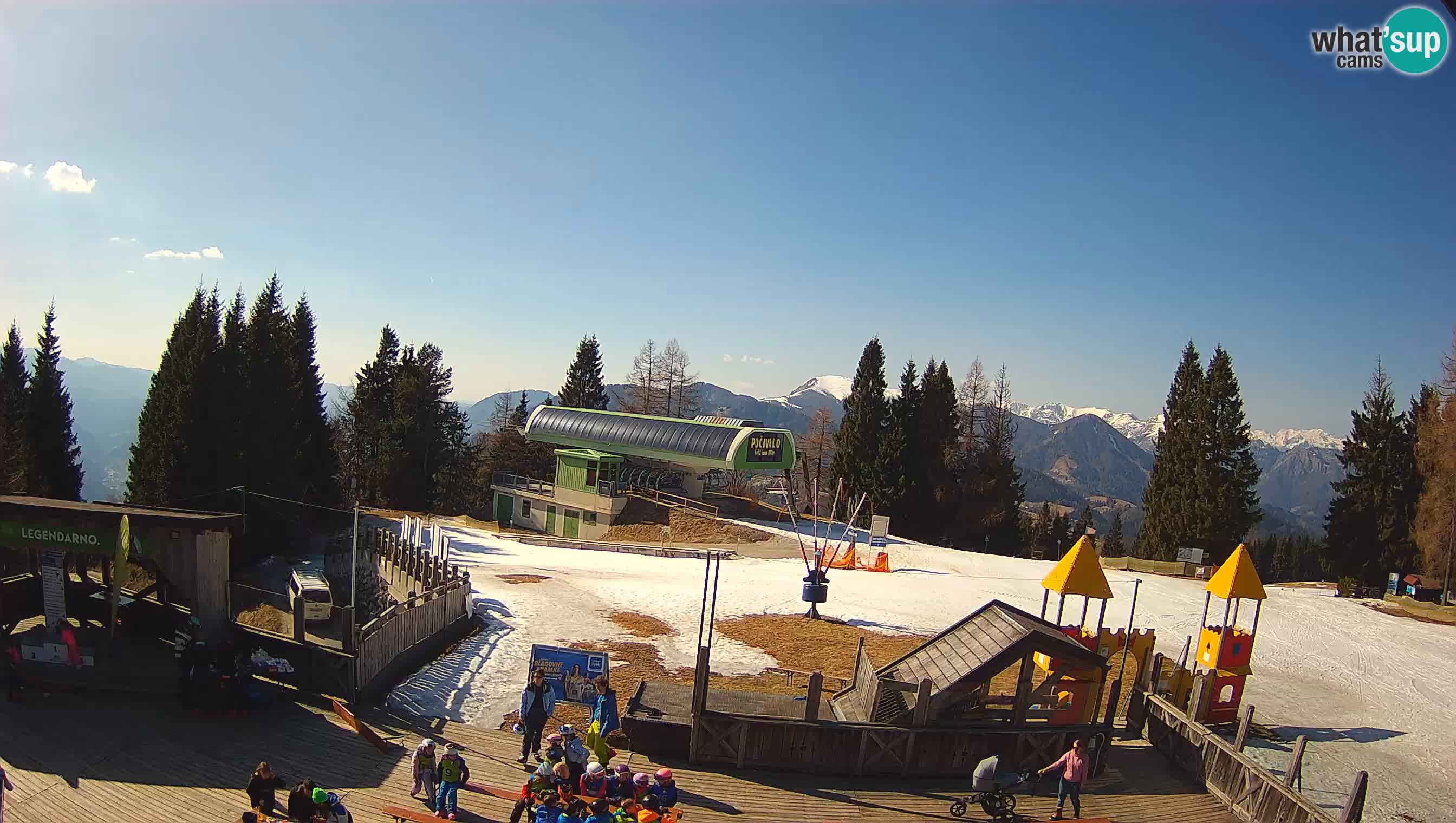 Webcam de la station de ski des Alpes slovènes à Cerkno Počivalo