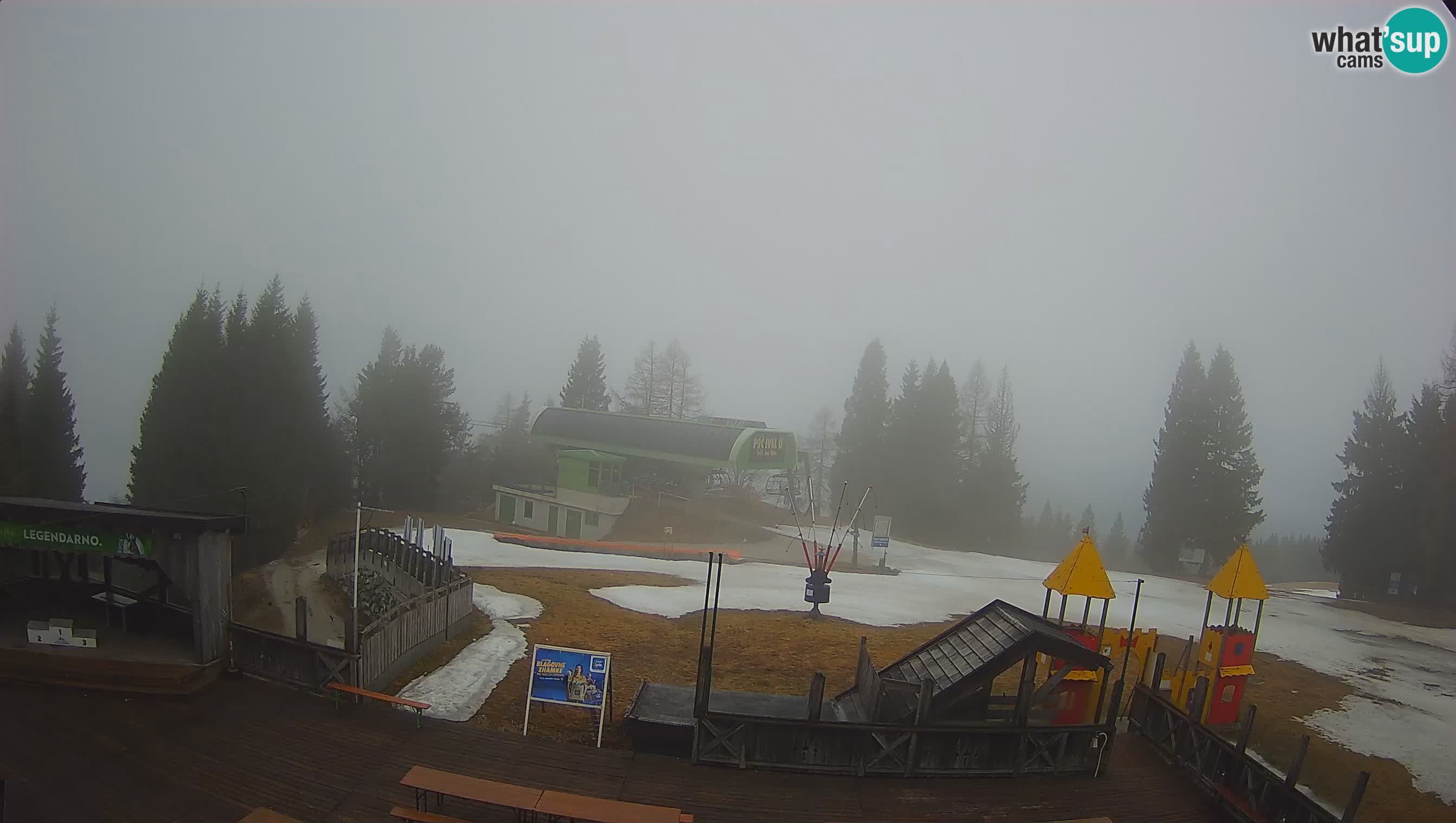 Webcam Počivalo – Alpska Perla | Vista live dalla stazione sciistica di Cerkno