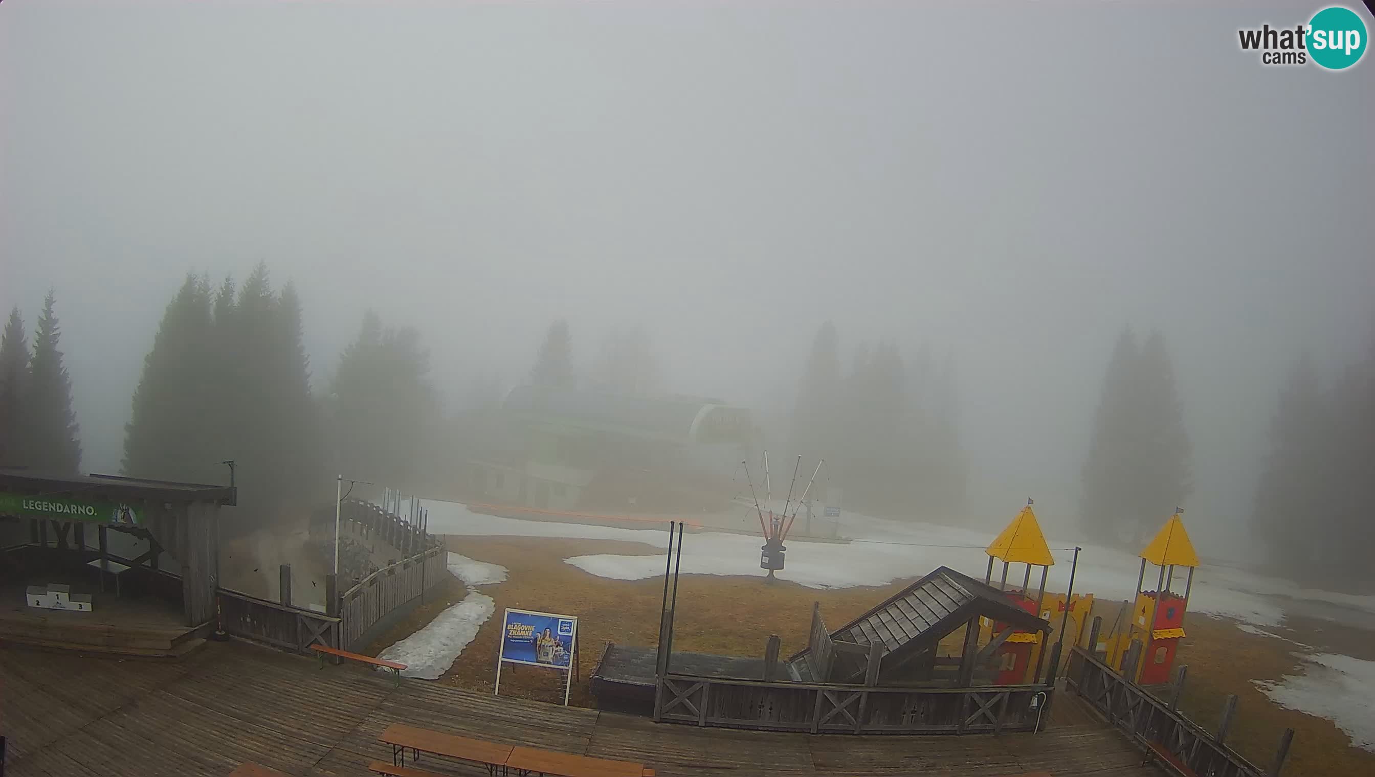 Spletna kamera Počivalo – Alpska Perla | Pogled v živo iz smučišča Cerkno