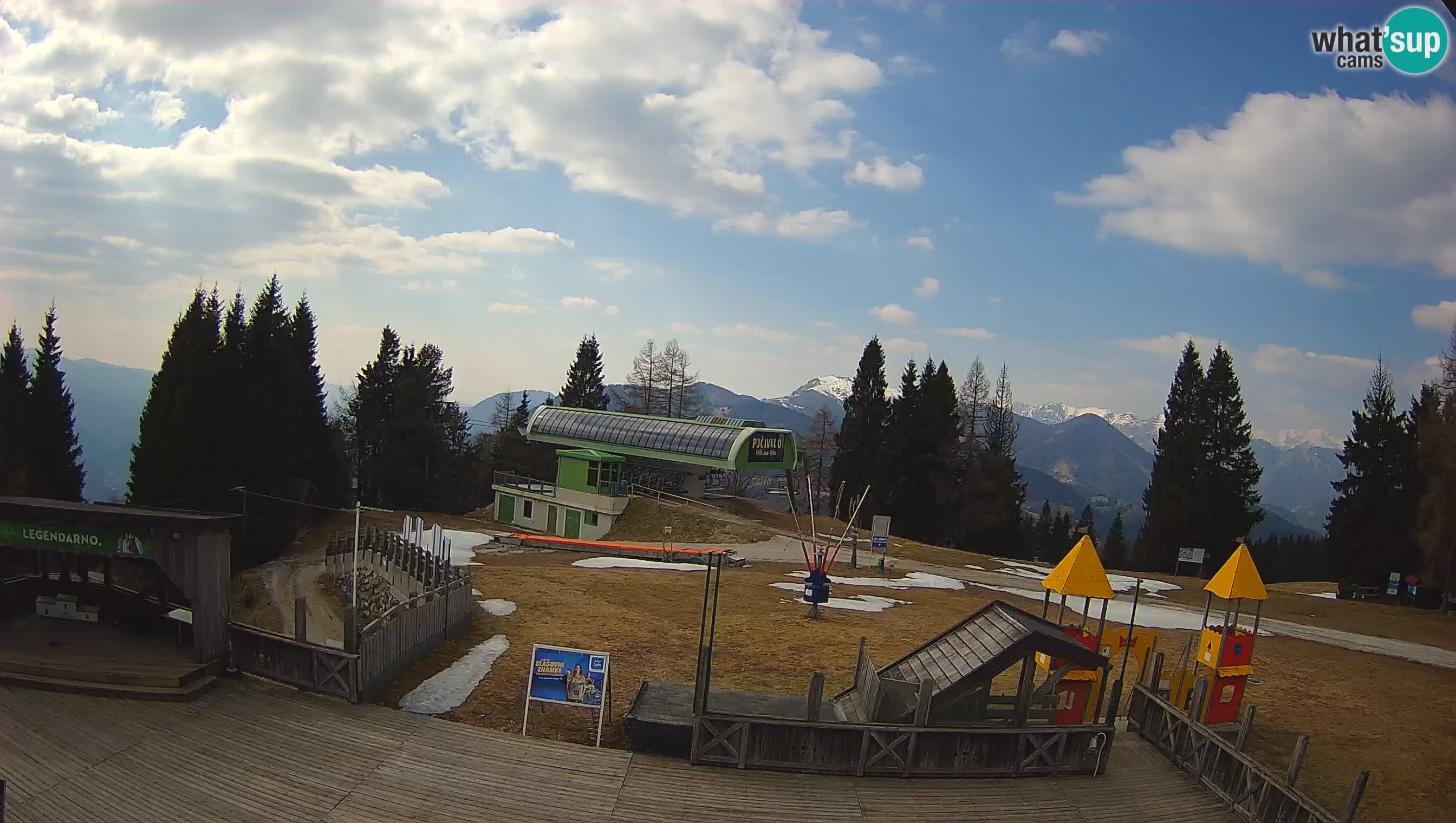 Webcam de la station de ski des Alpes slovènes à Cerkno Počivalo