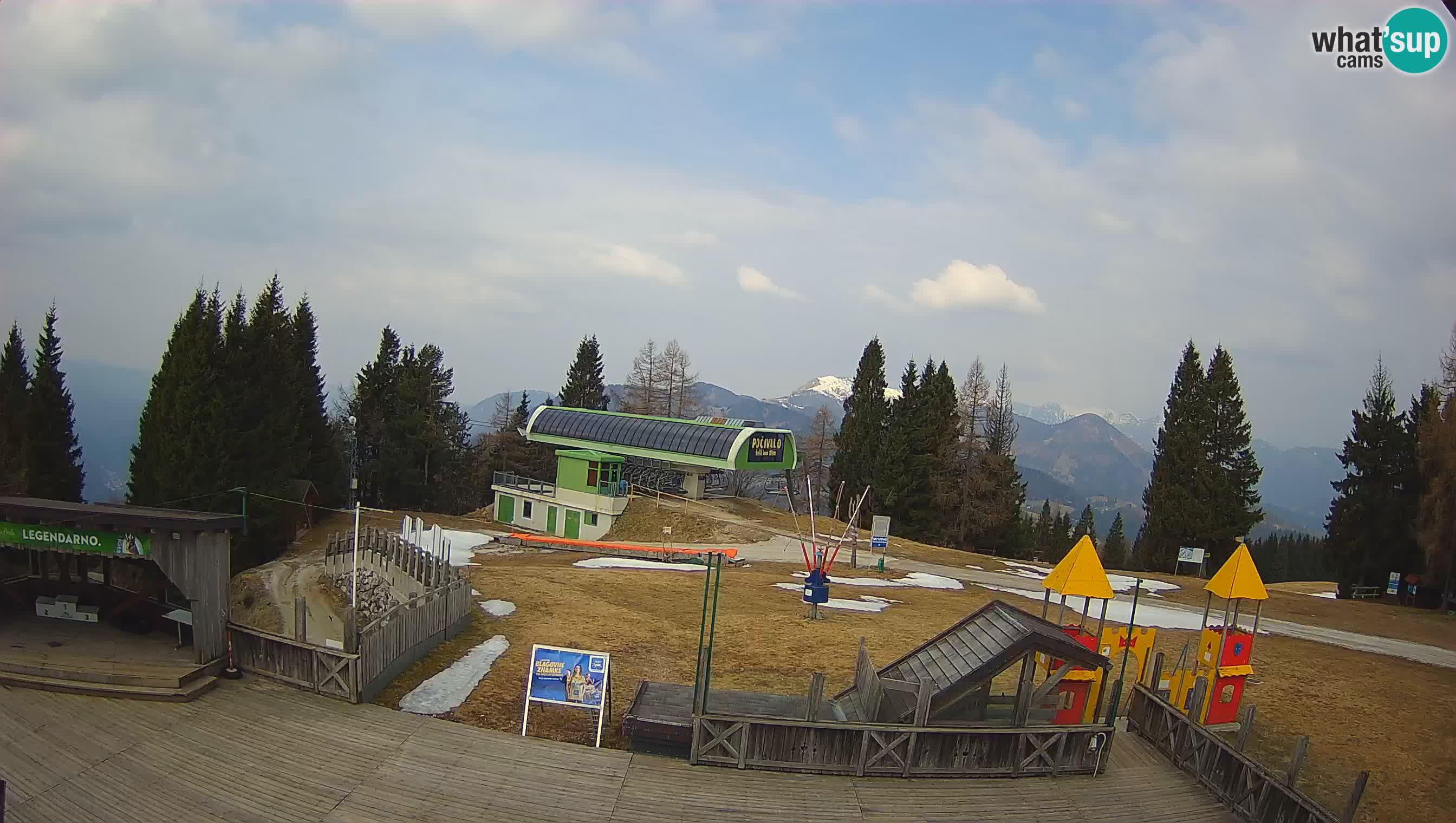 Webcam Počivalo – Alpska Perla | Vista live dalla stazione sciistica di Cerkno