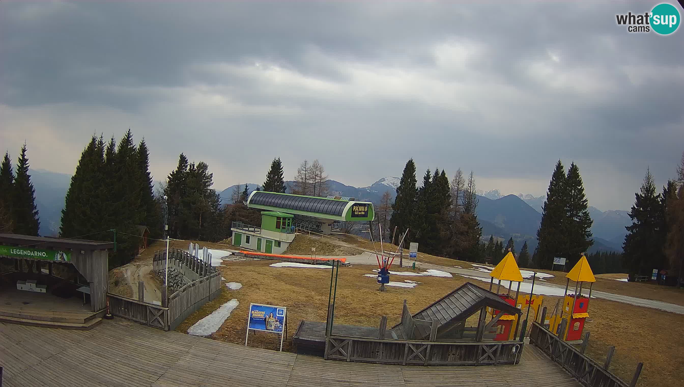 Webcam Počivalo – Alpska Perla | Vista live dalla stazione sciistica di Cerkno