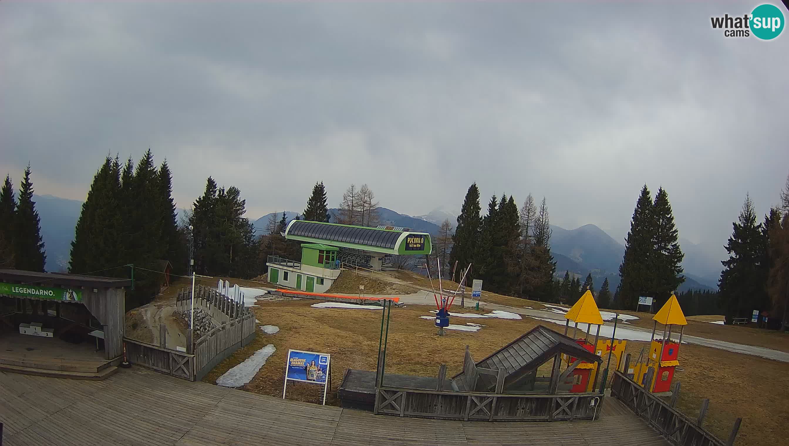 Webcam Počivalo – Alpska Perla | Vista live dalla stazione sciistica di Cerkno