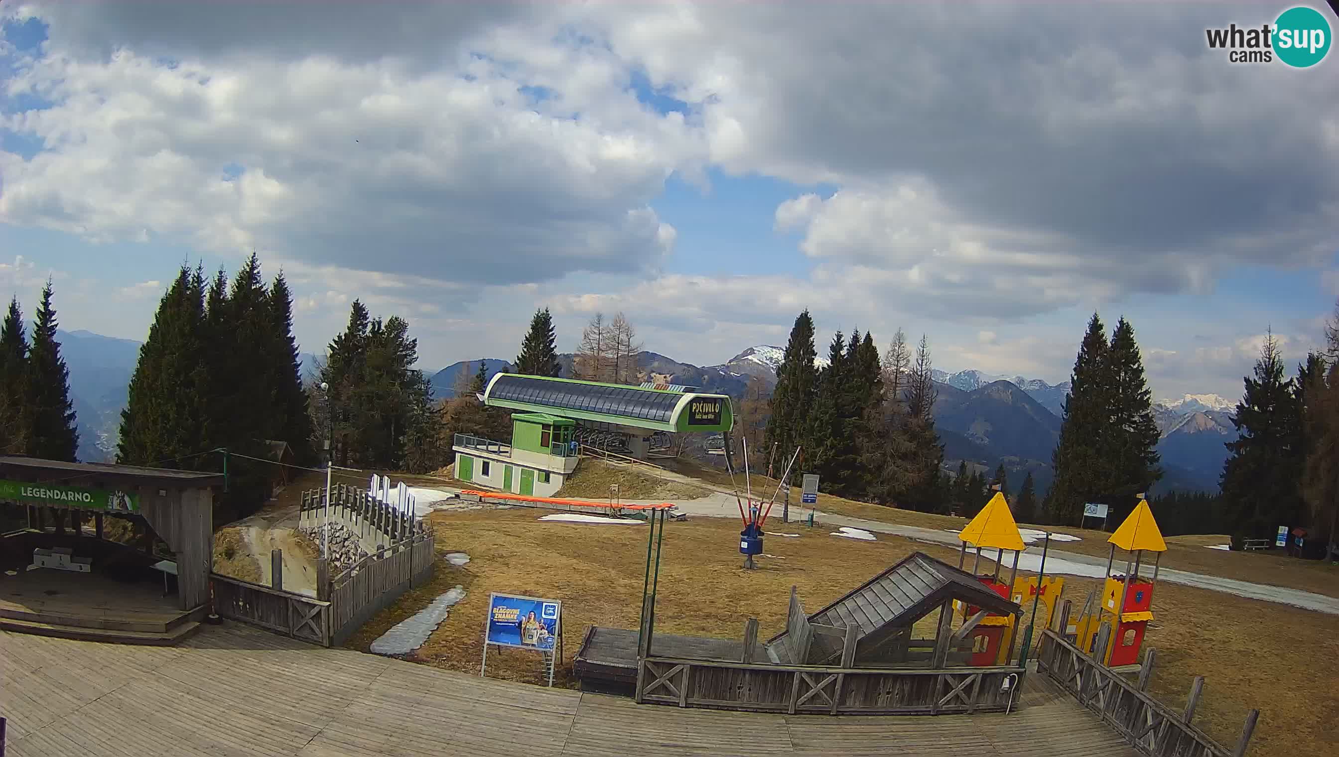 Webcam Počivalo – Alpska Perla | Vista live dalla stazione sciistica di Cerkno