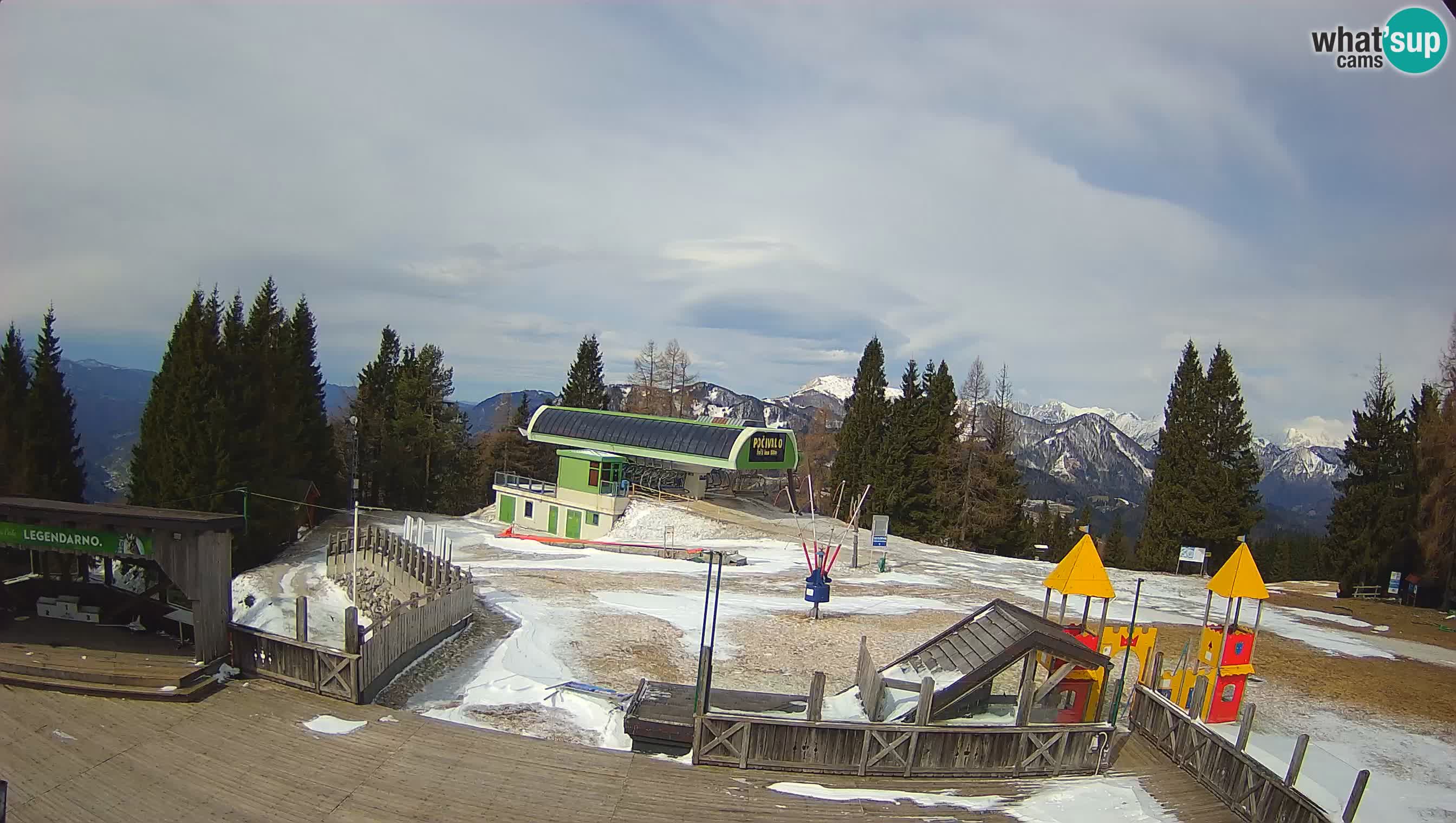 Webcam Počivalo – Alpska Perla | Vista live dalla stazione sciistica di Cerkno