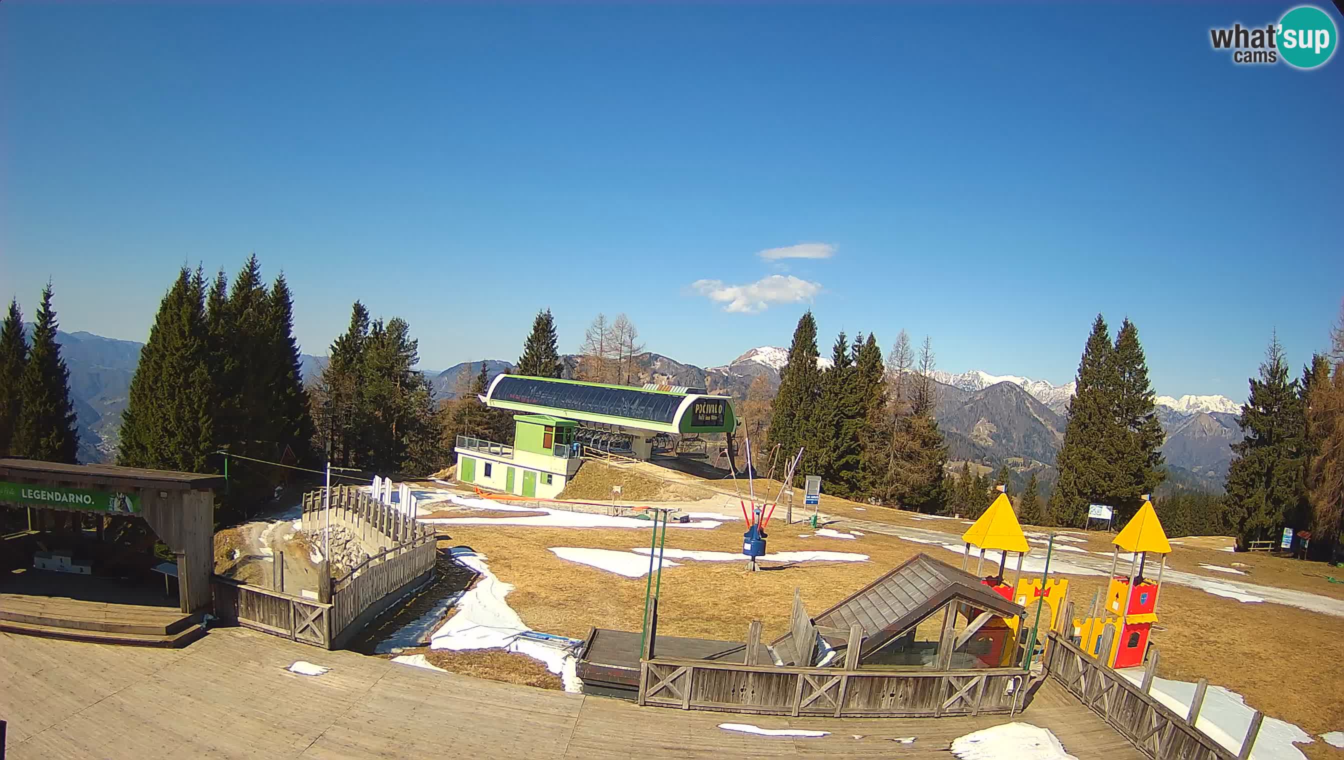 Spletna kamera Počivalo – Alpska Perla | Pogled v živo iz smučišča Cerkno