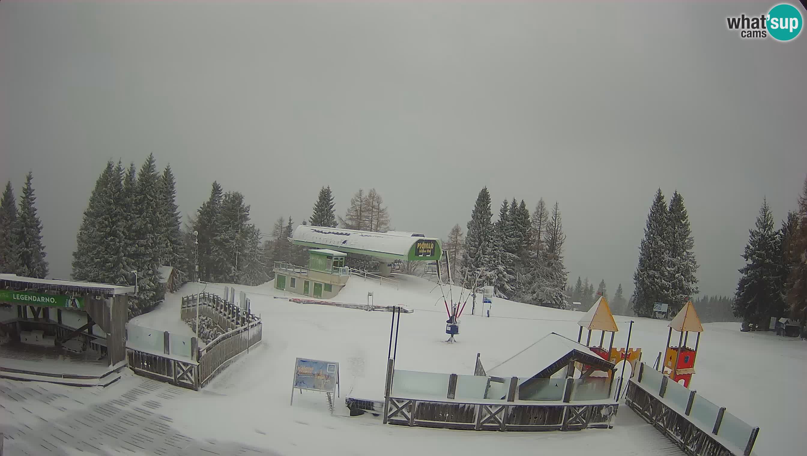 Cámara web Počivalo – Alpska Perla | Vista en vivo desde la estación de esquí Cerkno