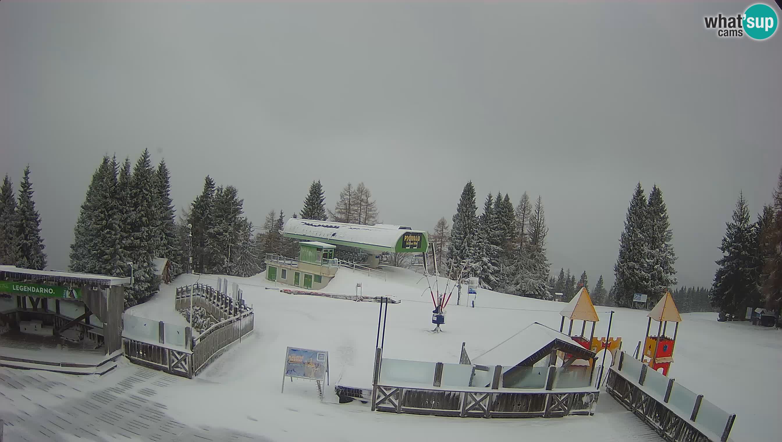 Web kamera Počivalo – Alpska Perla | Pogled uživo sa skijališta Cerkno