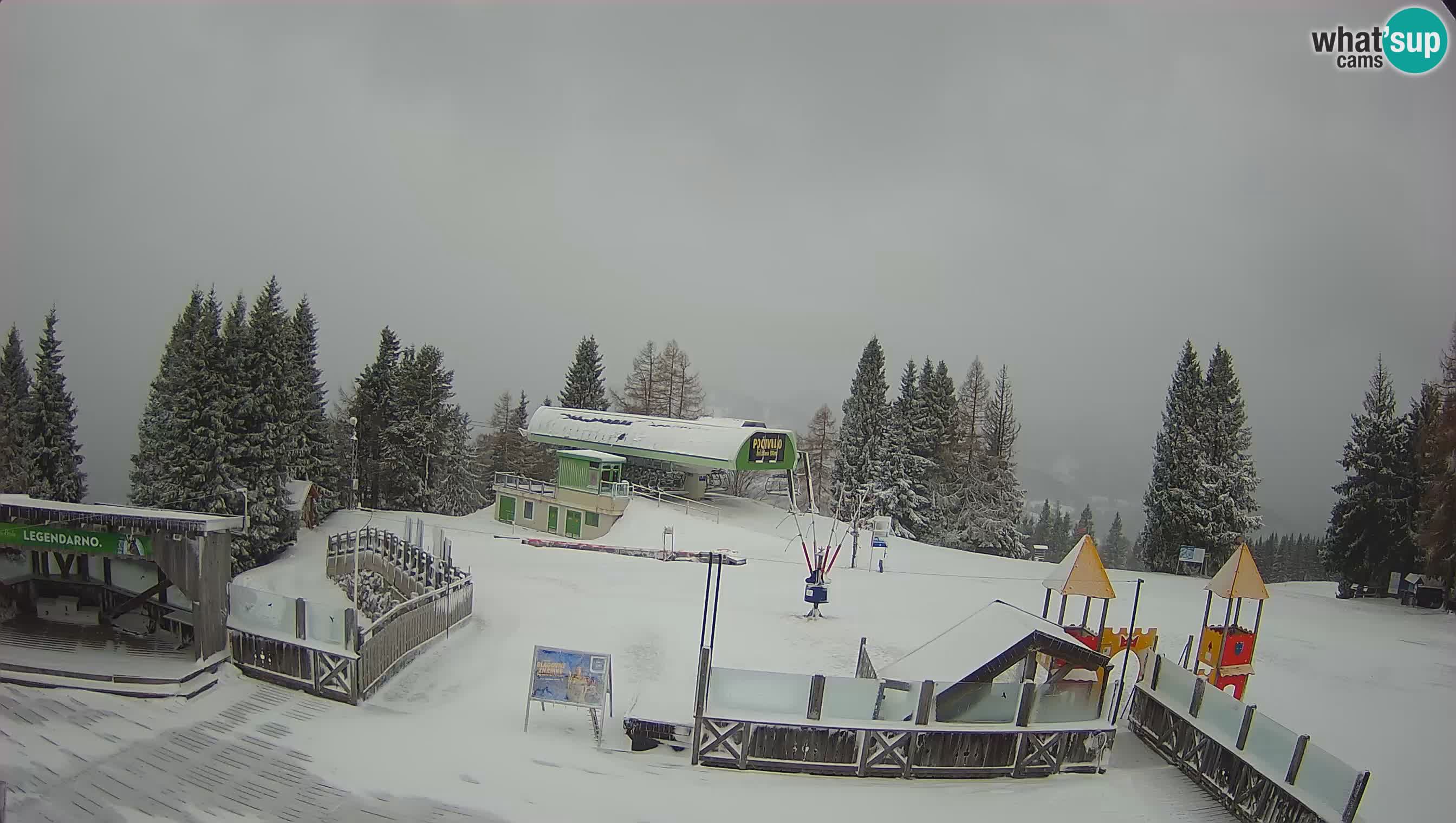 Webcam de la station de ski des Alpes slovènes à Cerkno Počivalo