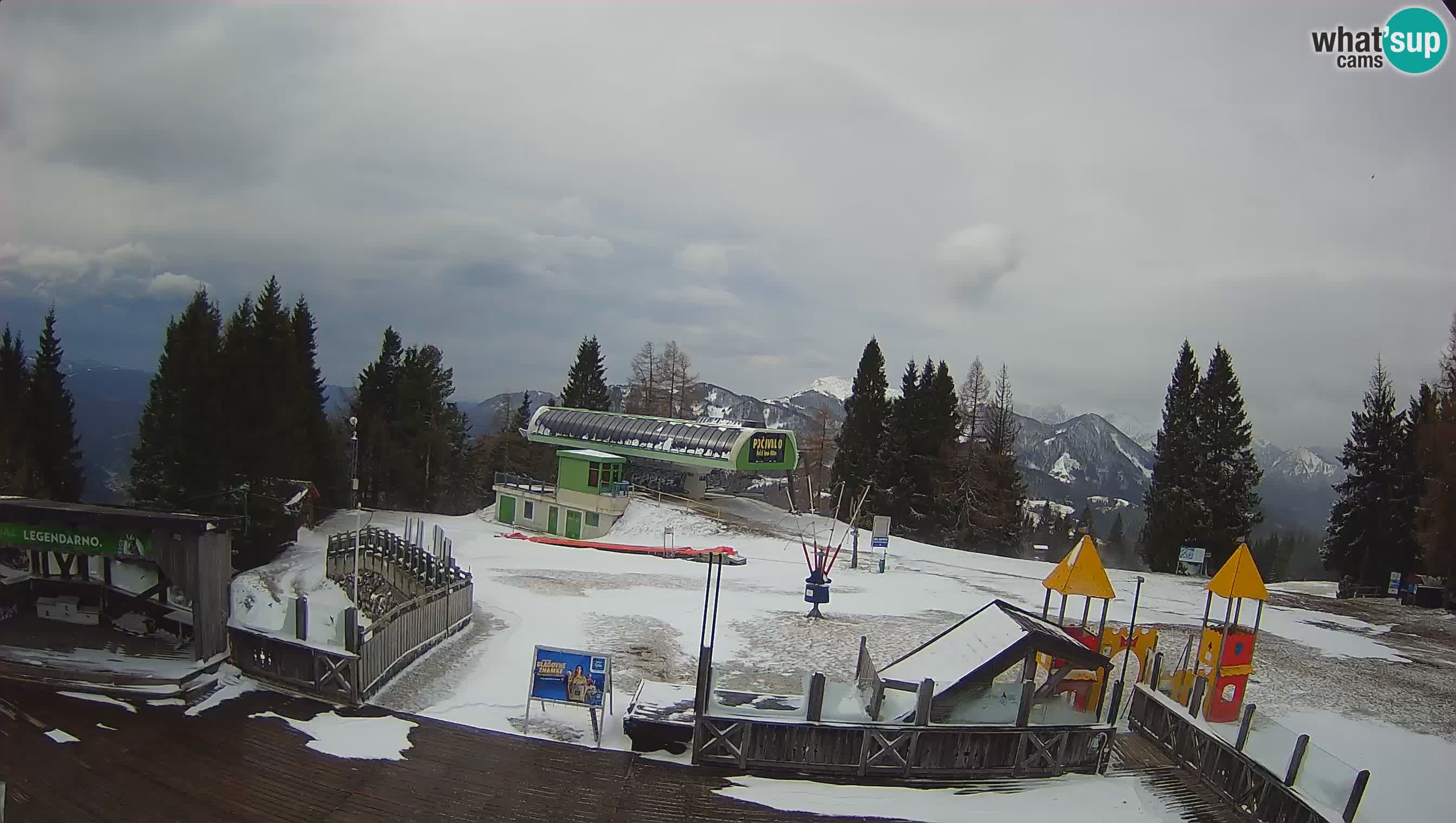 Webcam Počivalo – Alpska Perla | Vista live dalla stazione sciistica di Cerkno