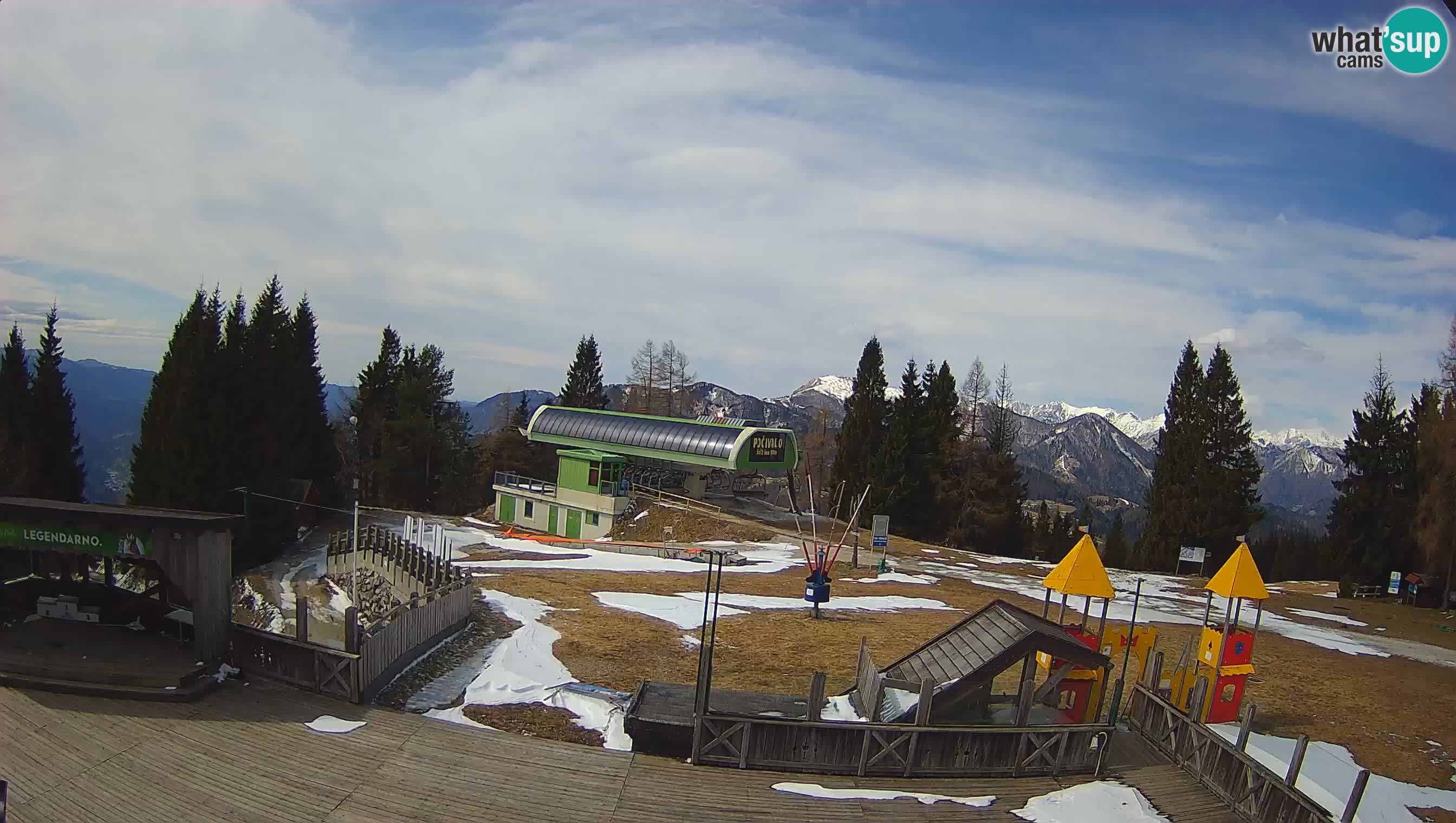 Spletna kamera Počivalo – Alpska Perla | Pogled v živo iz smučišča Cerkno
