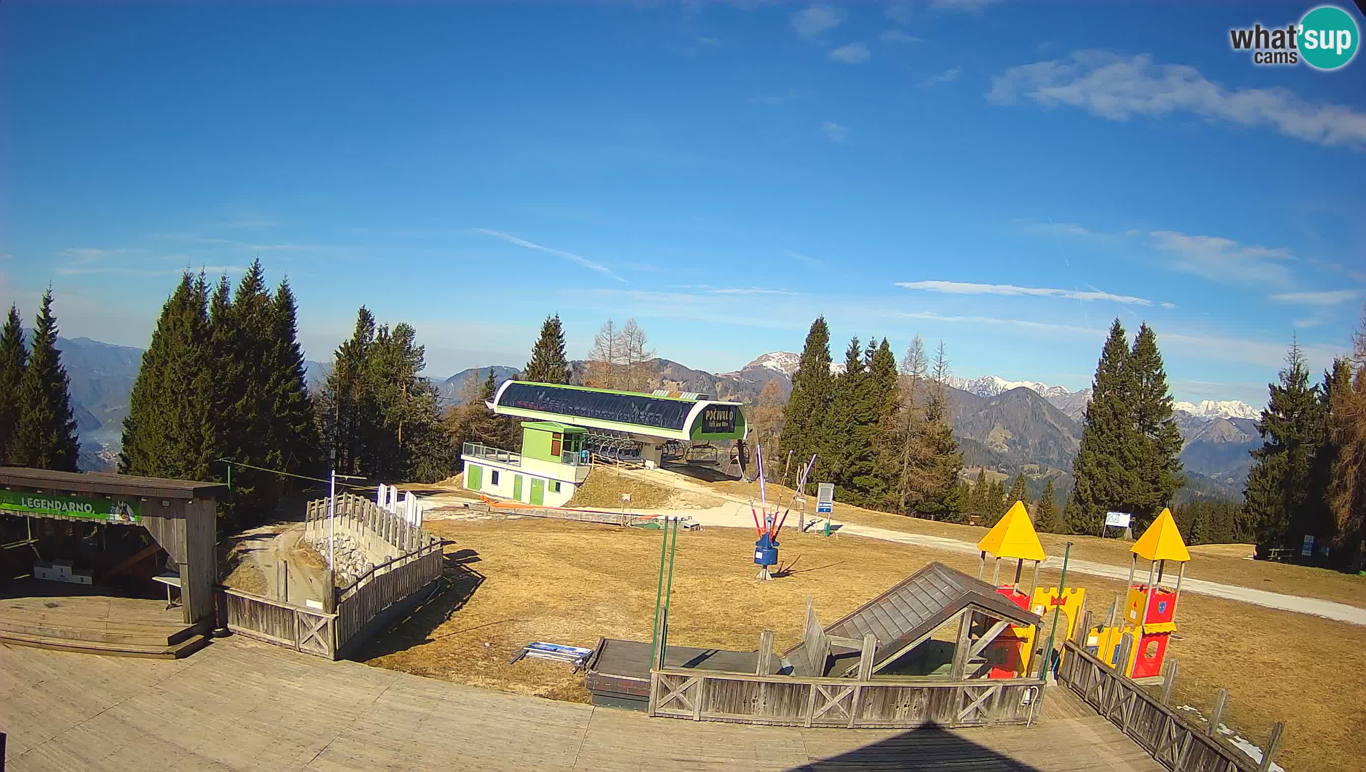 Spletna kamera Počivalo – Alpska Perla | Pogled v živo iz smučišča Cerkno