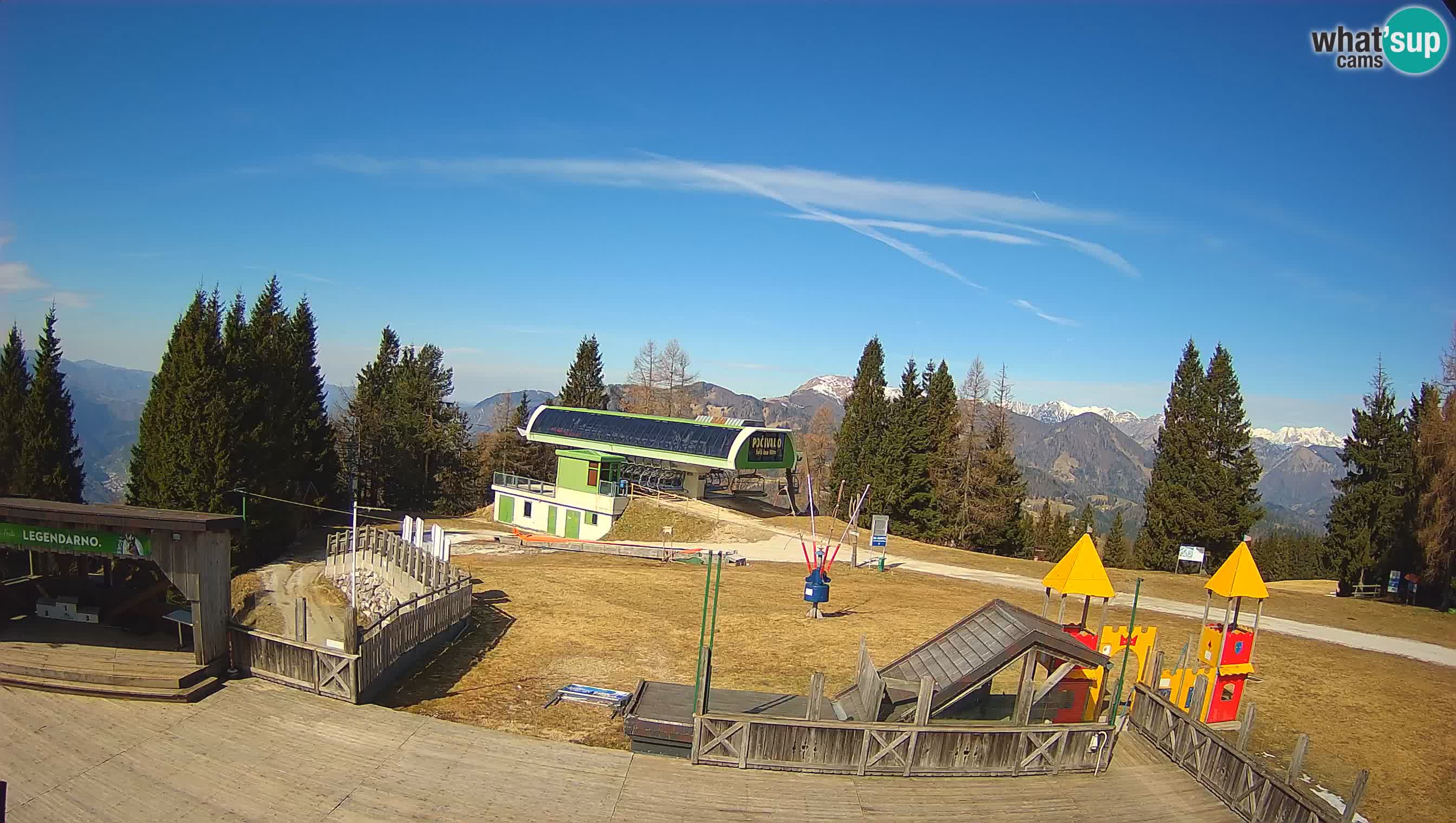 Spletna kamera Počivalo – Alpska Perla | Pogled v živo iz smučišča Cerkno