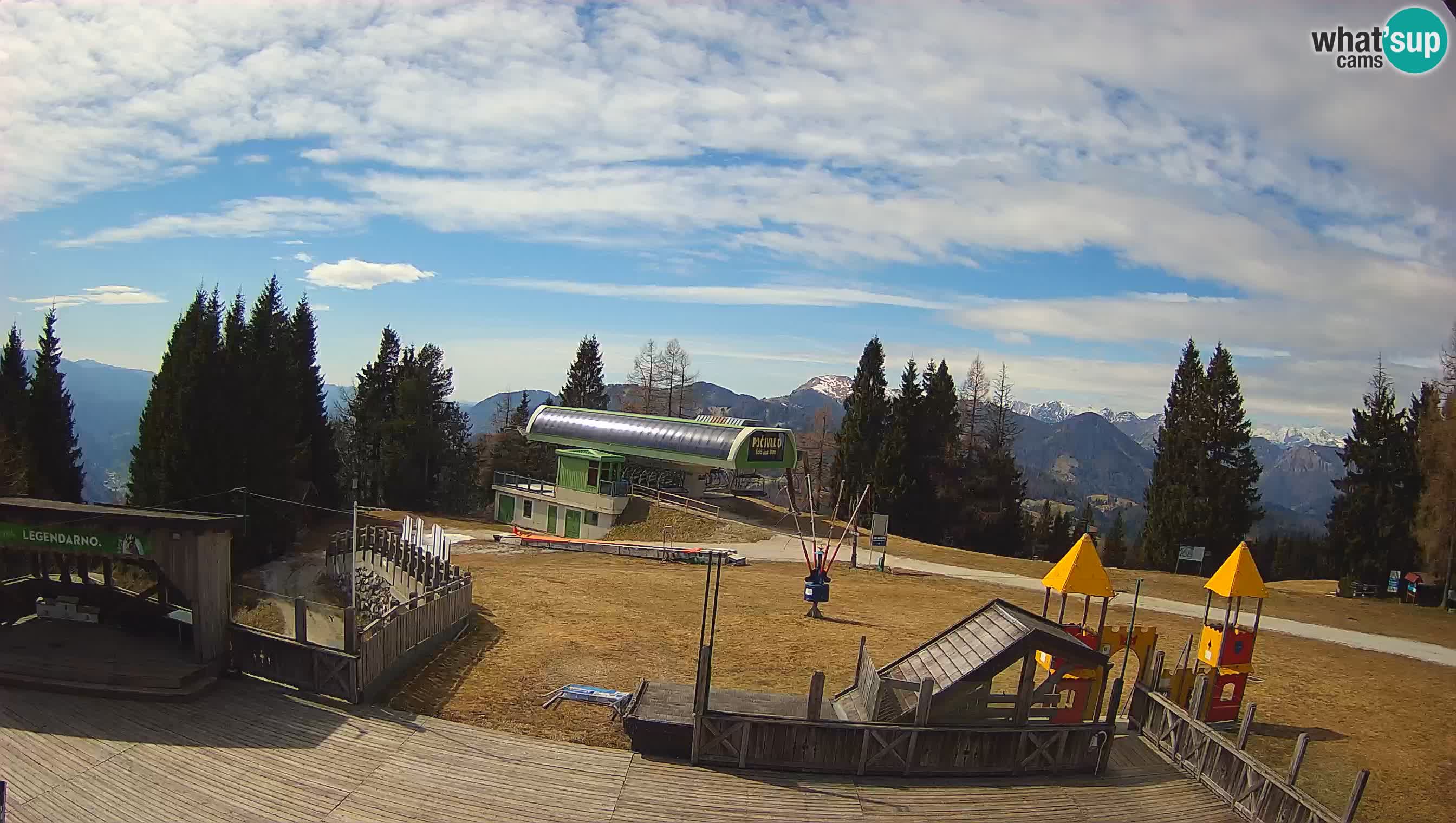 Webcam Počivalo – Alpska Perla | Vista live dalla stazione sciistica di Cerkno