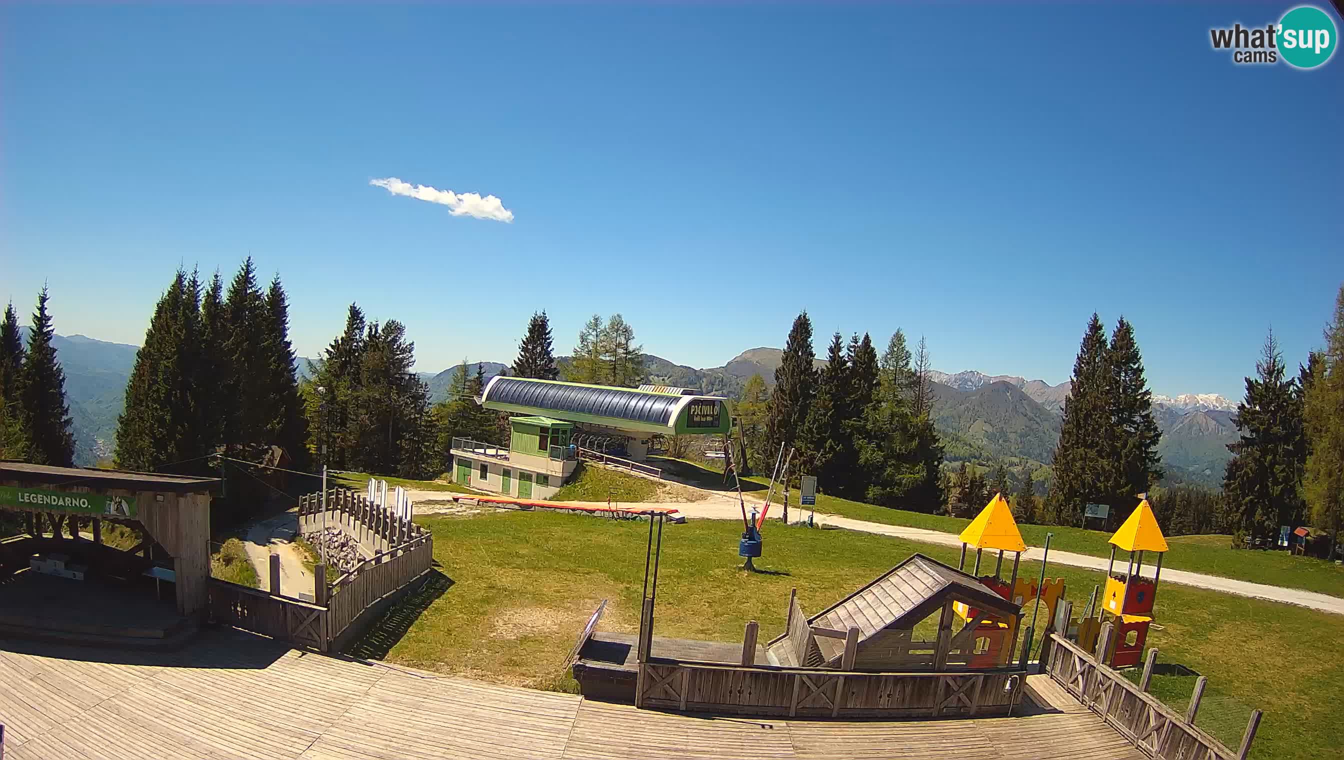 Webcam de la station de ski des Alpes slovènes à Cerkno Počivalo