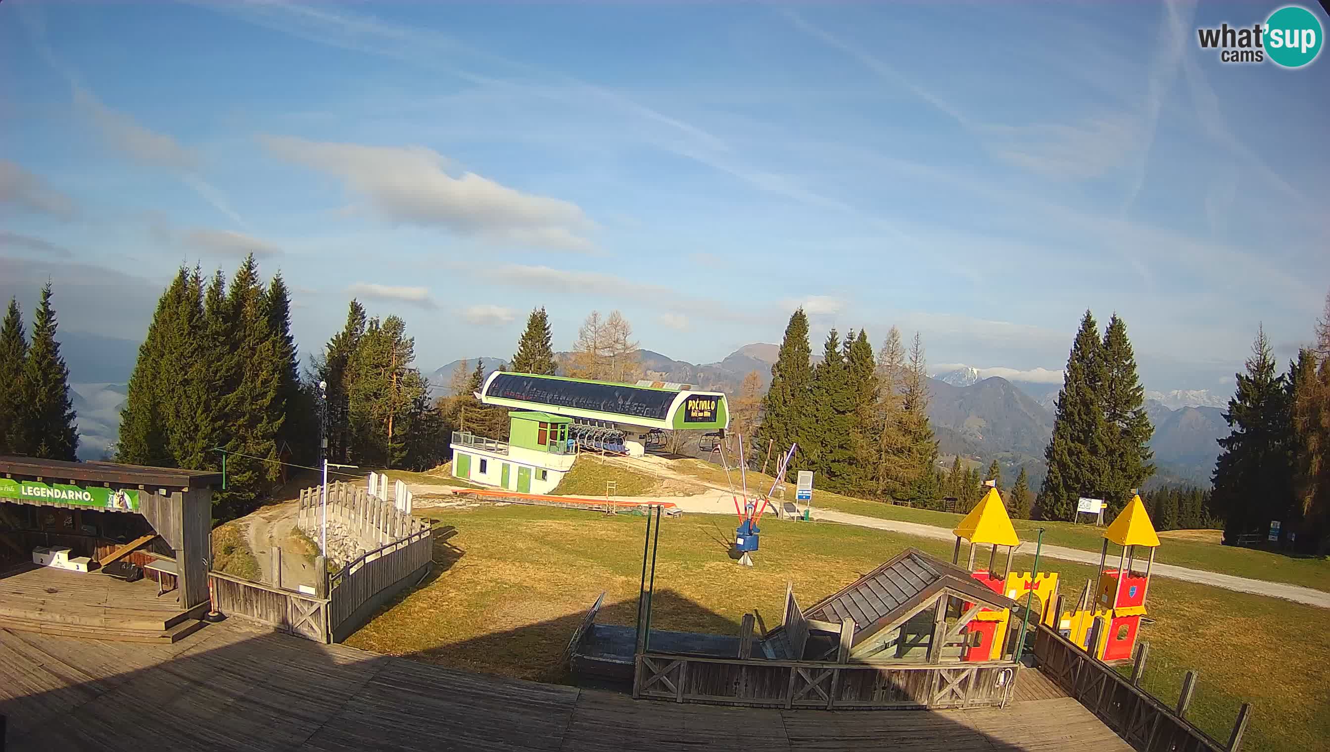 Spletna kamera Počivalo – Alpska Perla | Pogled v živo iz smučišča Cerkno