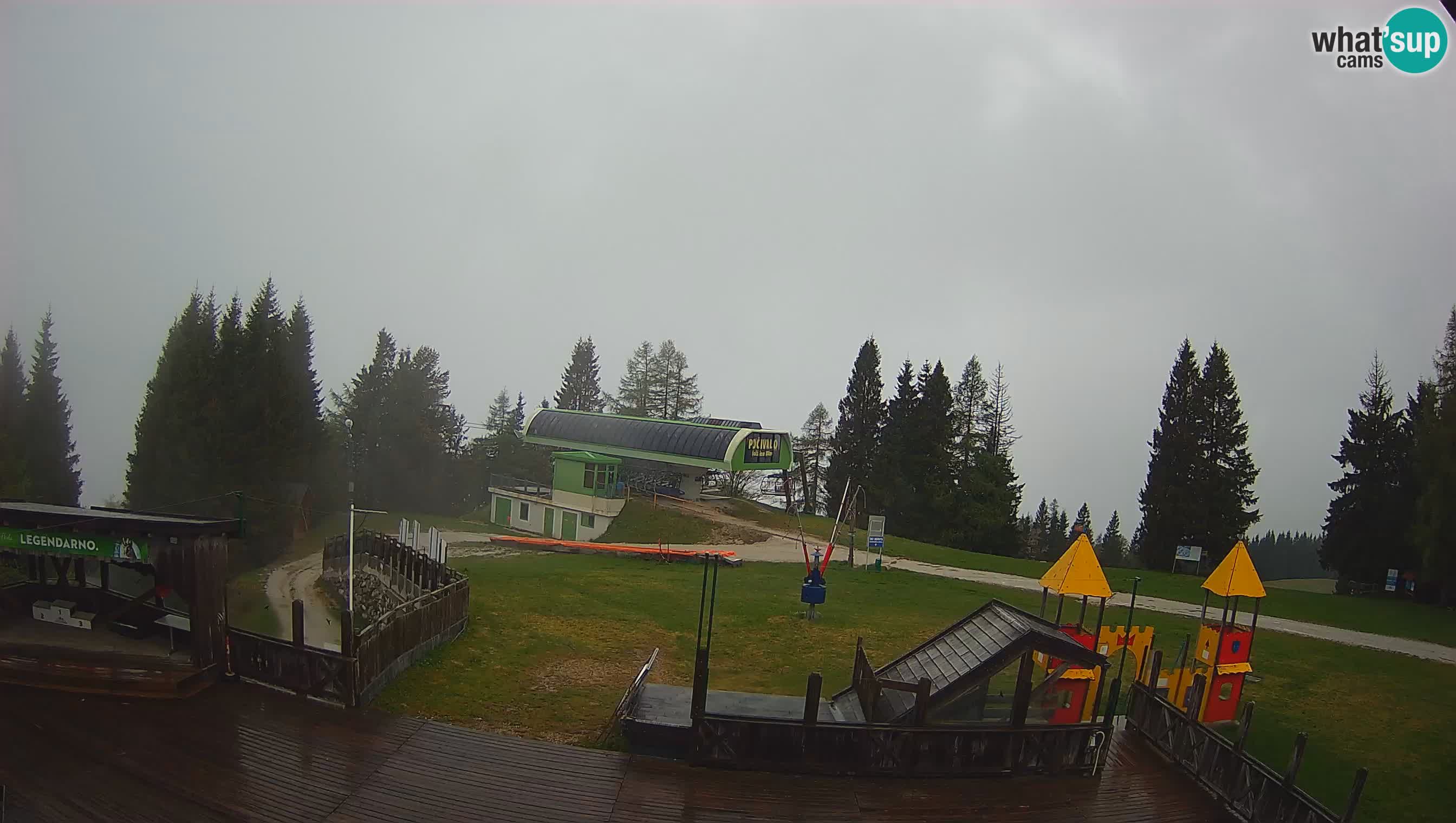 Spletna kamera Počivalo – Alpska Perla | Pogled v živo iz smučišča Cerkno