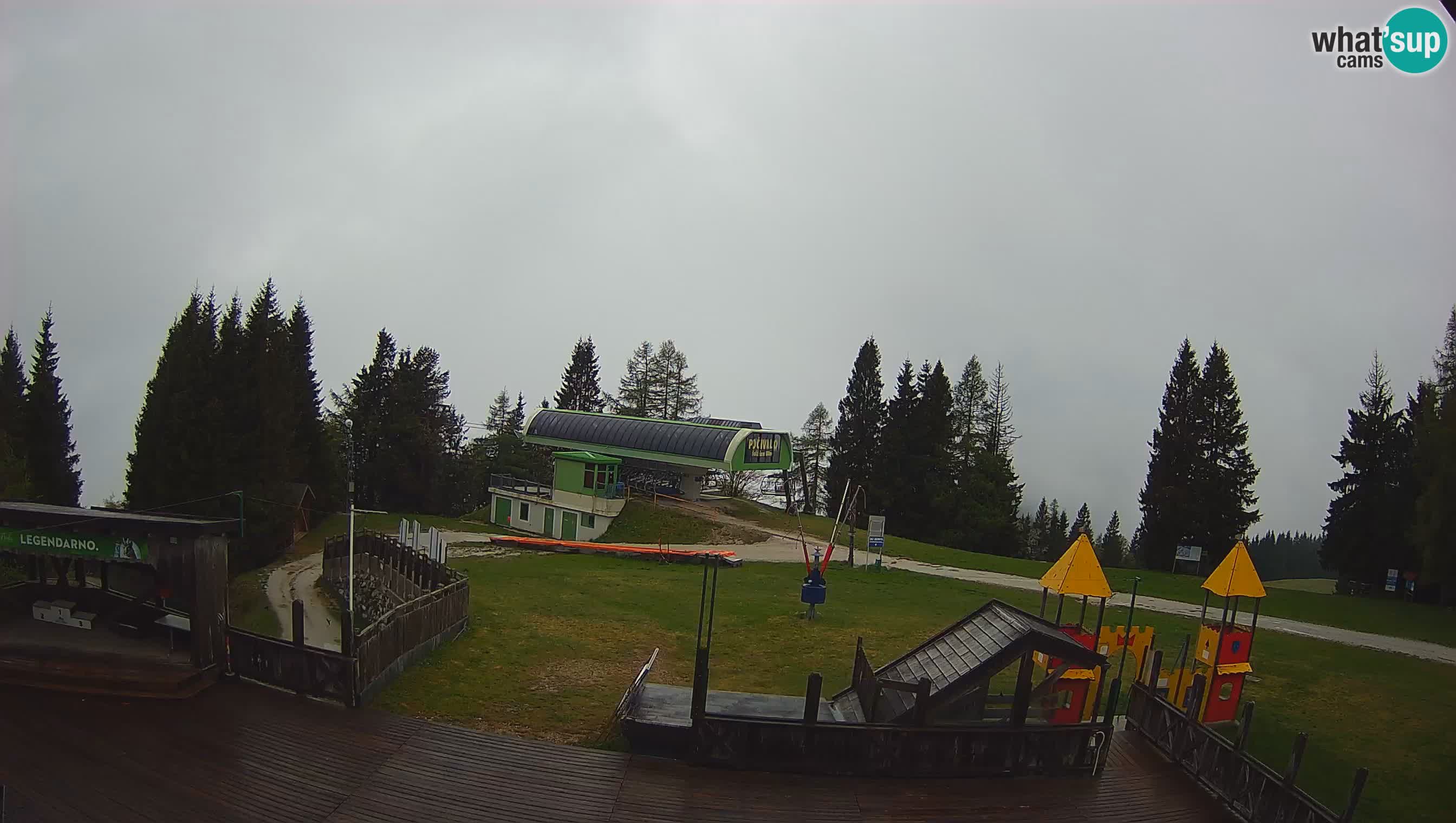 Spletna kamera Počivalo – Alpska Perla | Pogled v živo iz smučišča Cerkno