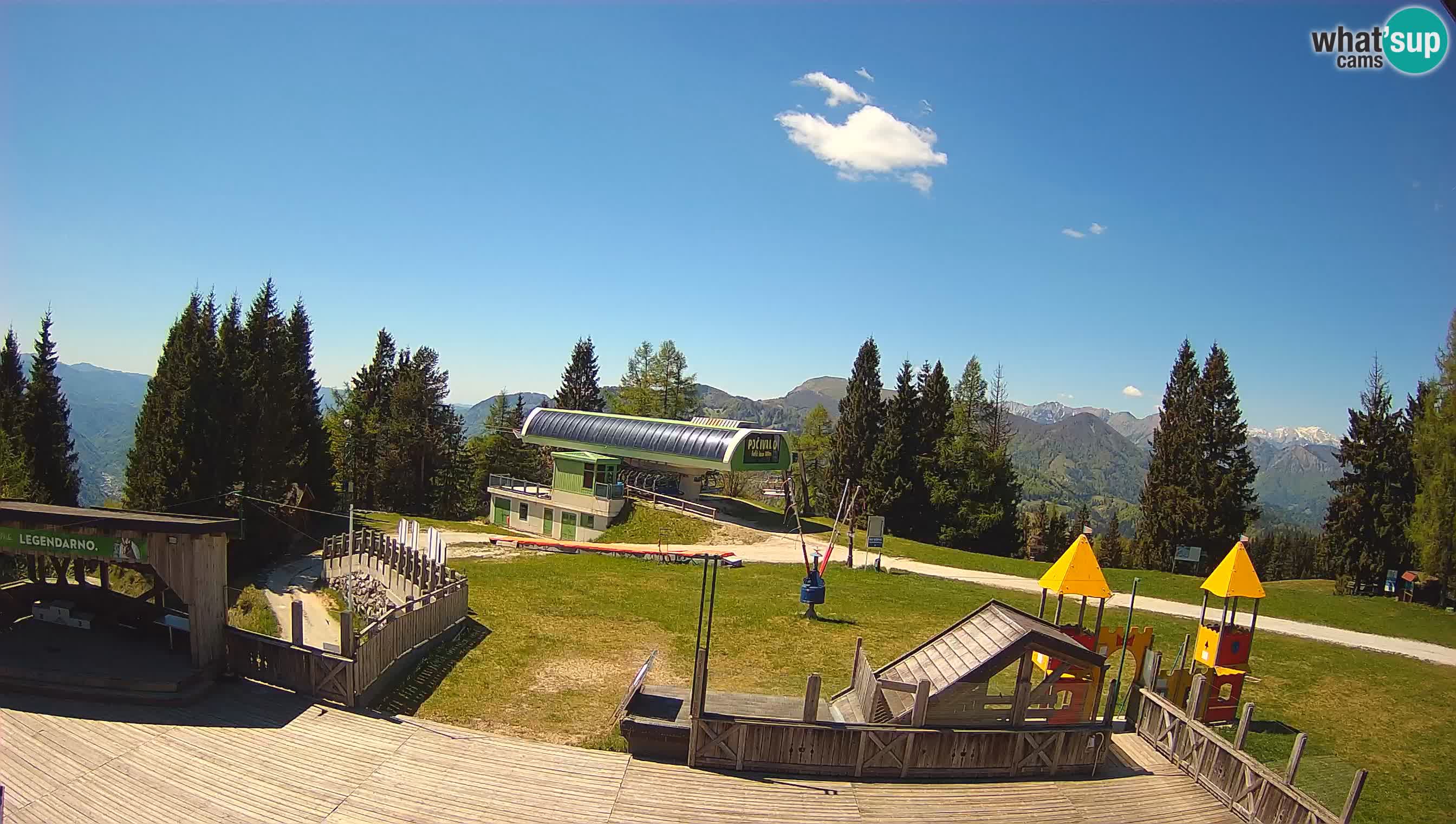 Webcam Počivalo – Alpska Perla | Vista live dalla stazione sciistica di Cerkno