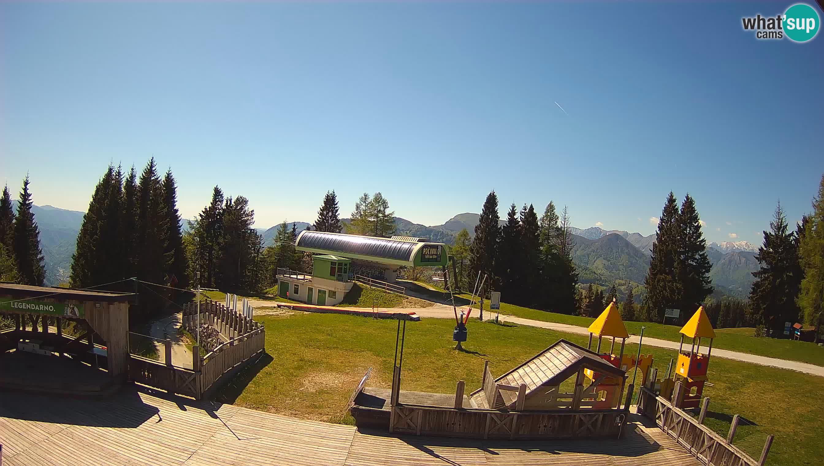 Webcam Počivalo – Alpska Perla | Vista live dalla stazione sciistica di Cerkno
