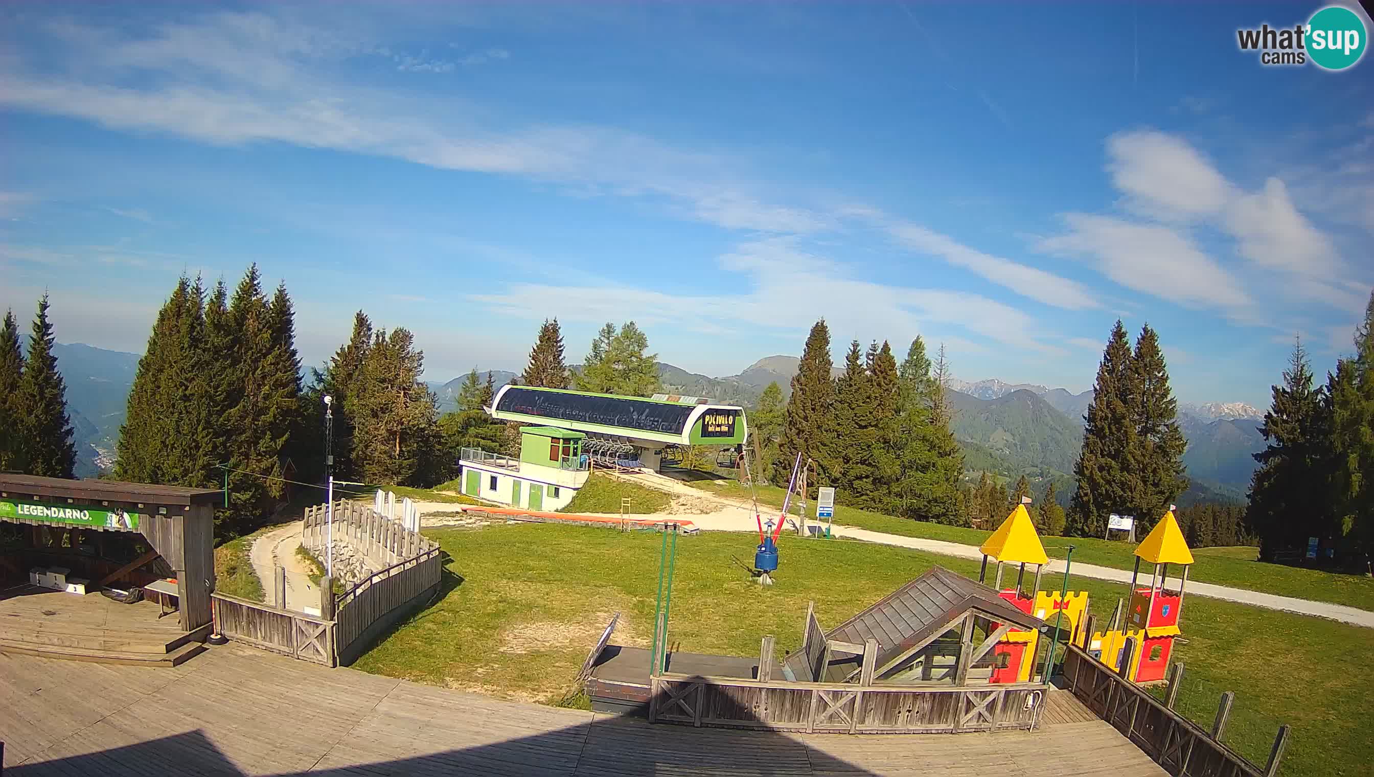 Webcam Počivalo – Alpska Perla | Vista live dalla stazione sciistica di Cerkno