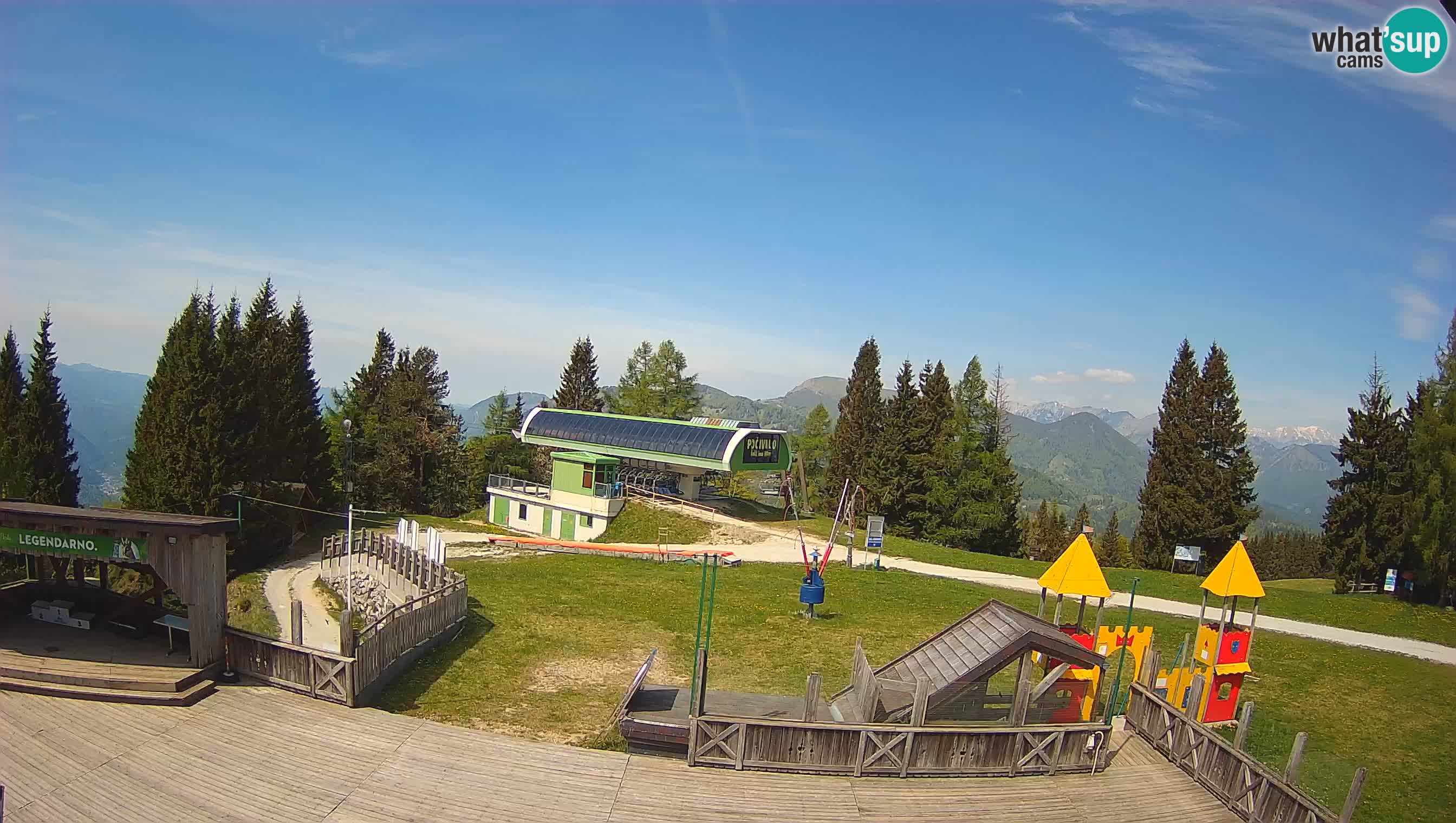 Web kamera Počivalo – Alpska Perla | Pogled uživo sa skijališta Cerkno