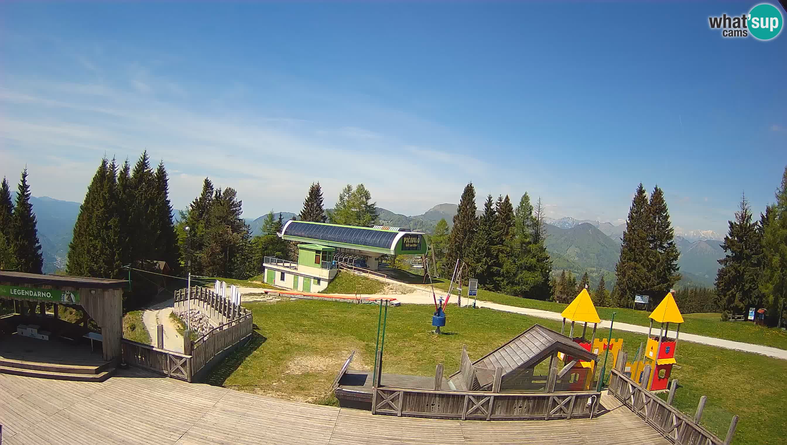 Web kamera Počivalo – Alpska Perla | Pogled uživo sa skijališta Cerkno