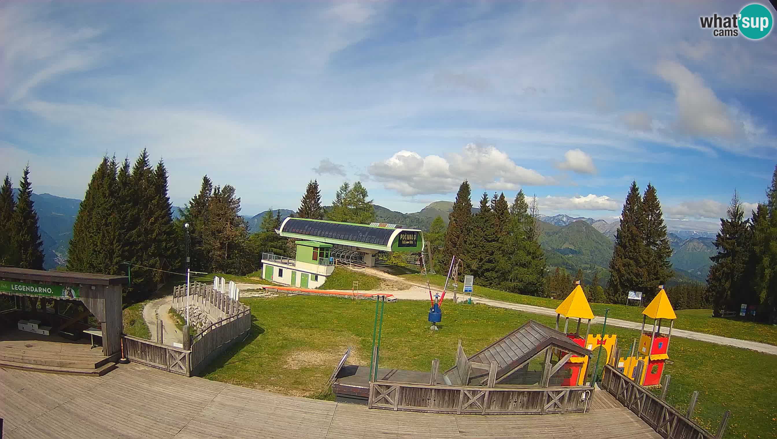 Webcam de la station de ski des Alpes slovènes à Cerkno Počivalo