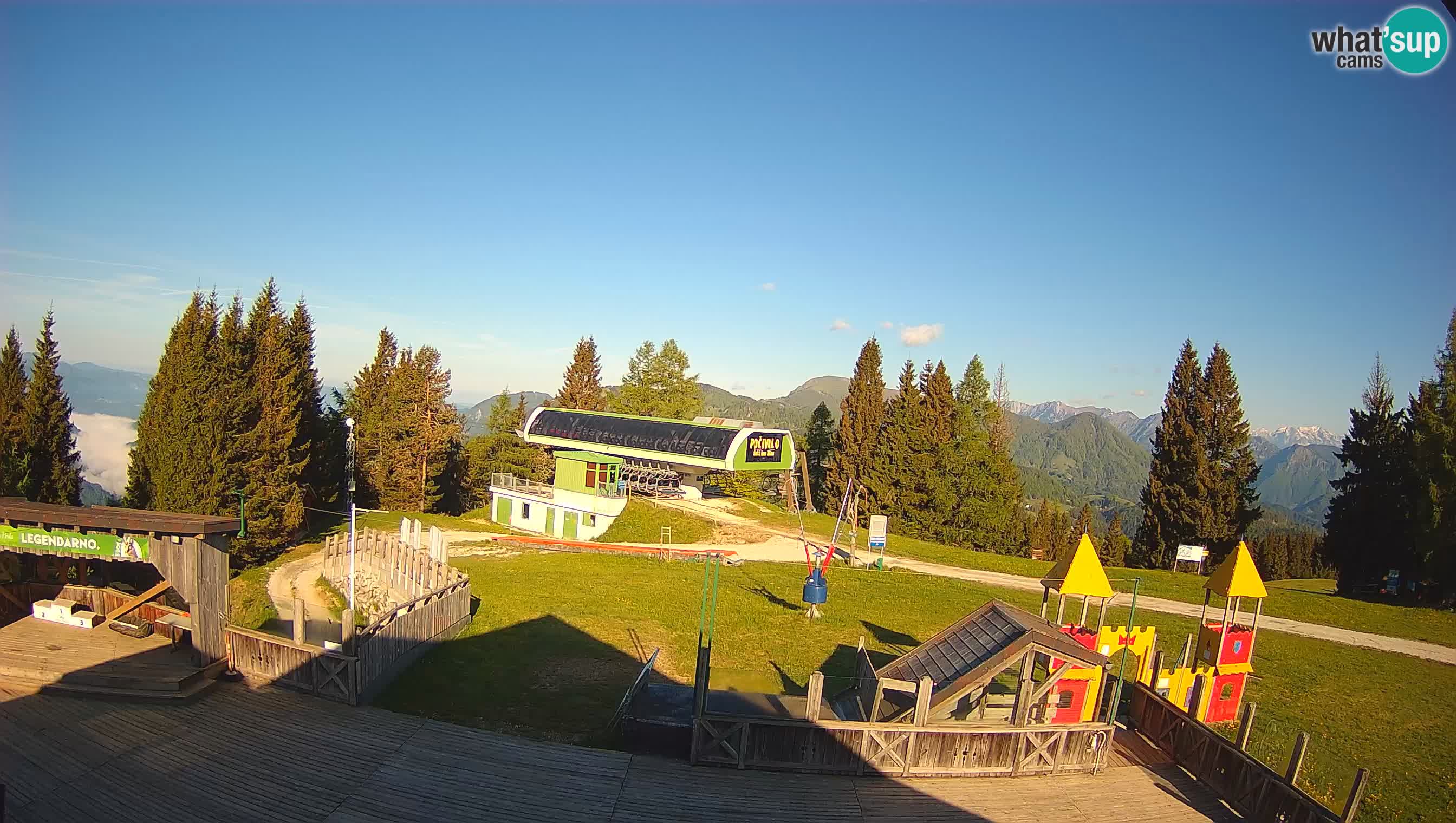 Webcam Počivalo – Alpska Perla | Vista live dalla stazione sciistica di Cerkno