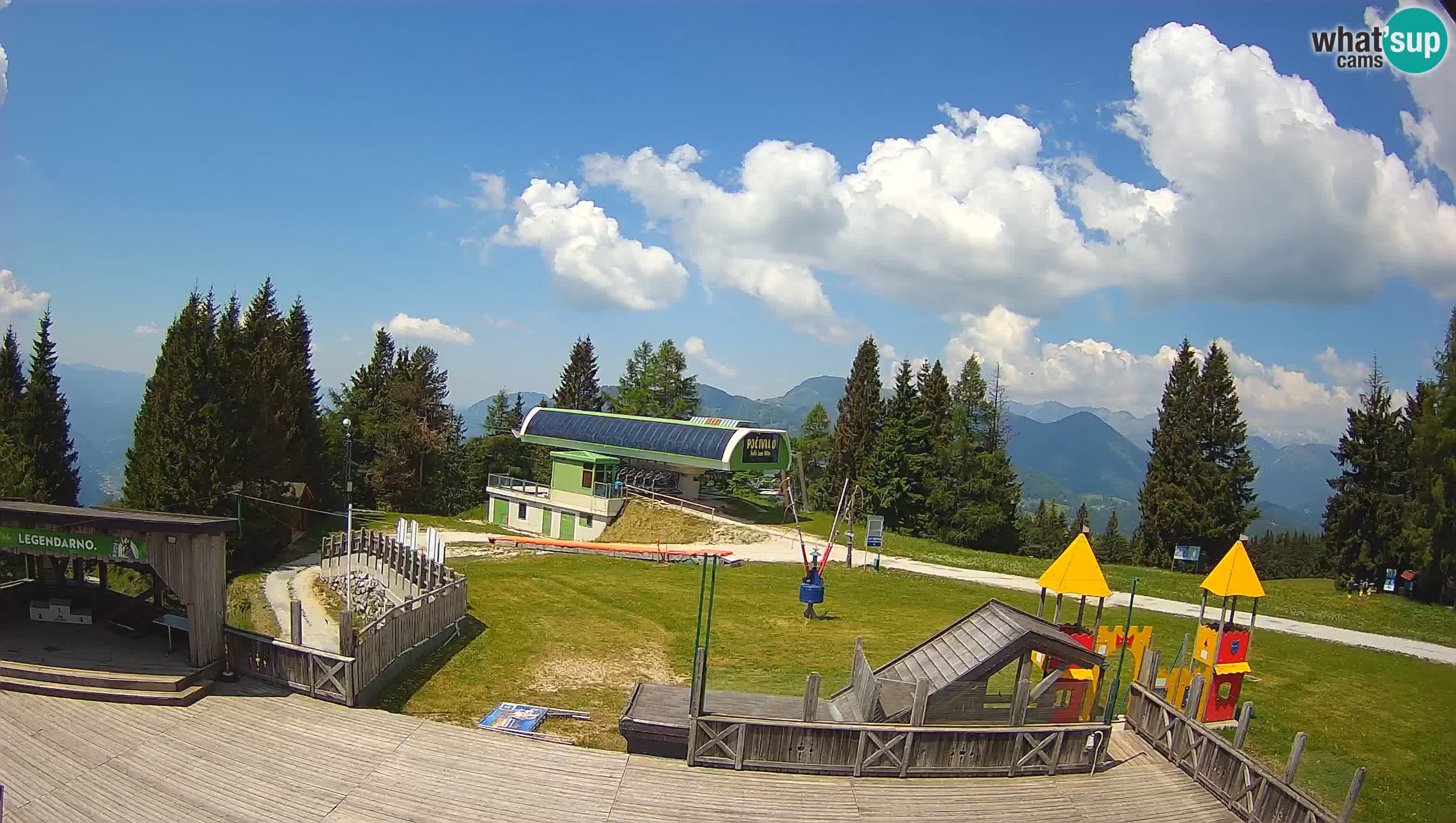Webcam Počivalo – Alpska Perla | Vista live dalla stazione sciistica di Cerkno