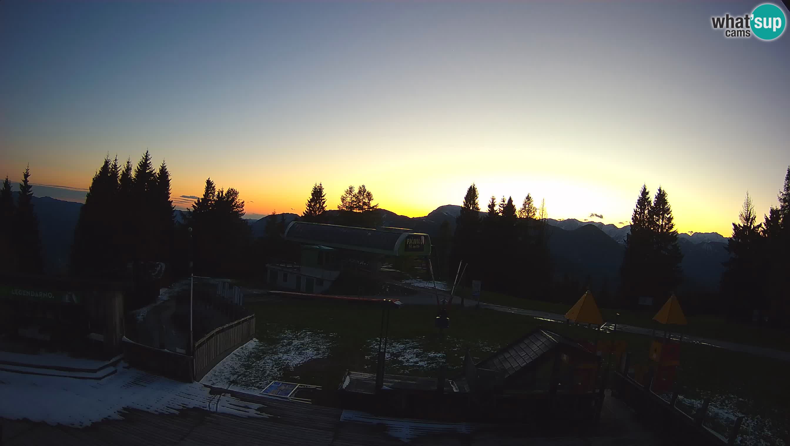 Webcam Počivalo – Alpska Perla | Vista live dalla stazione sciistica di Cerkno
