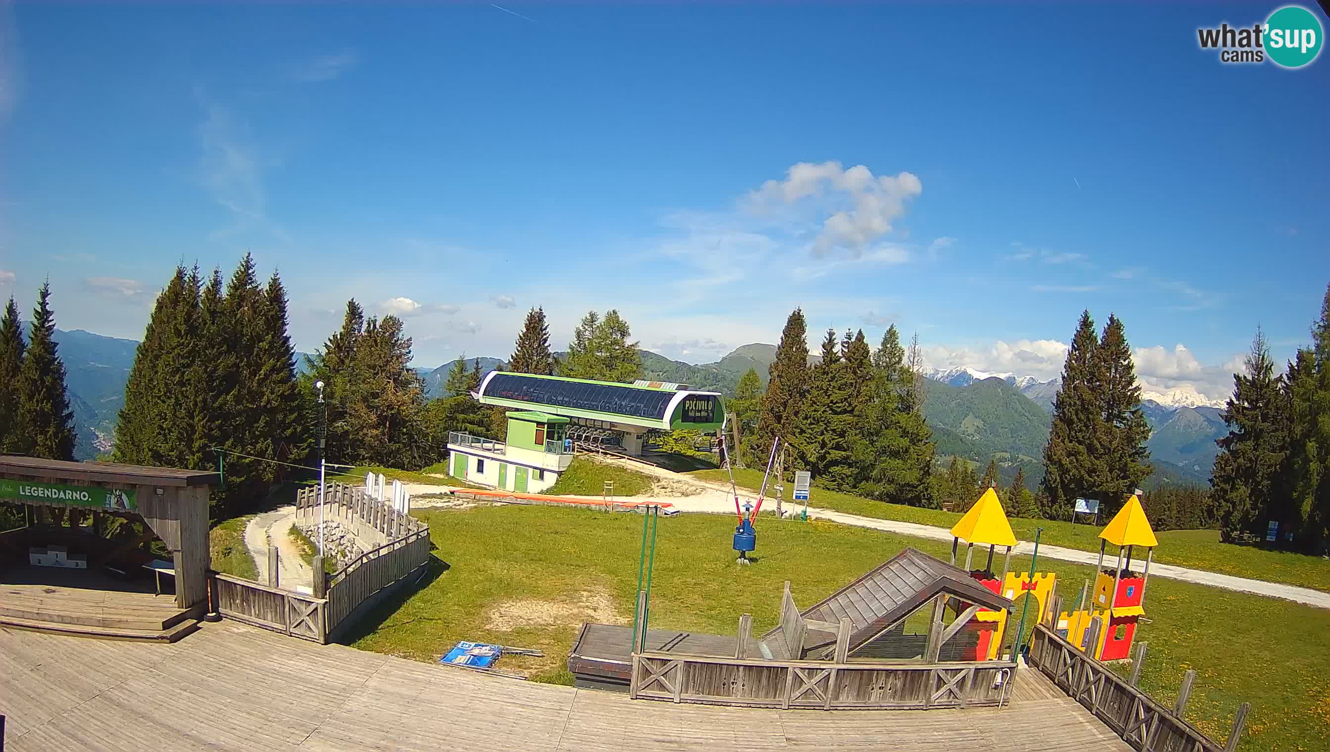 Webcam Počivalo – Alpska Perla | Vista live dalla stazione sciistica di Cerkno