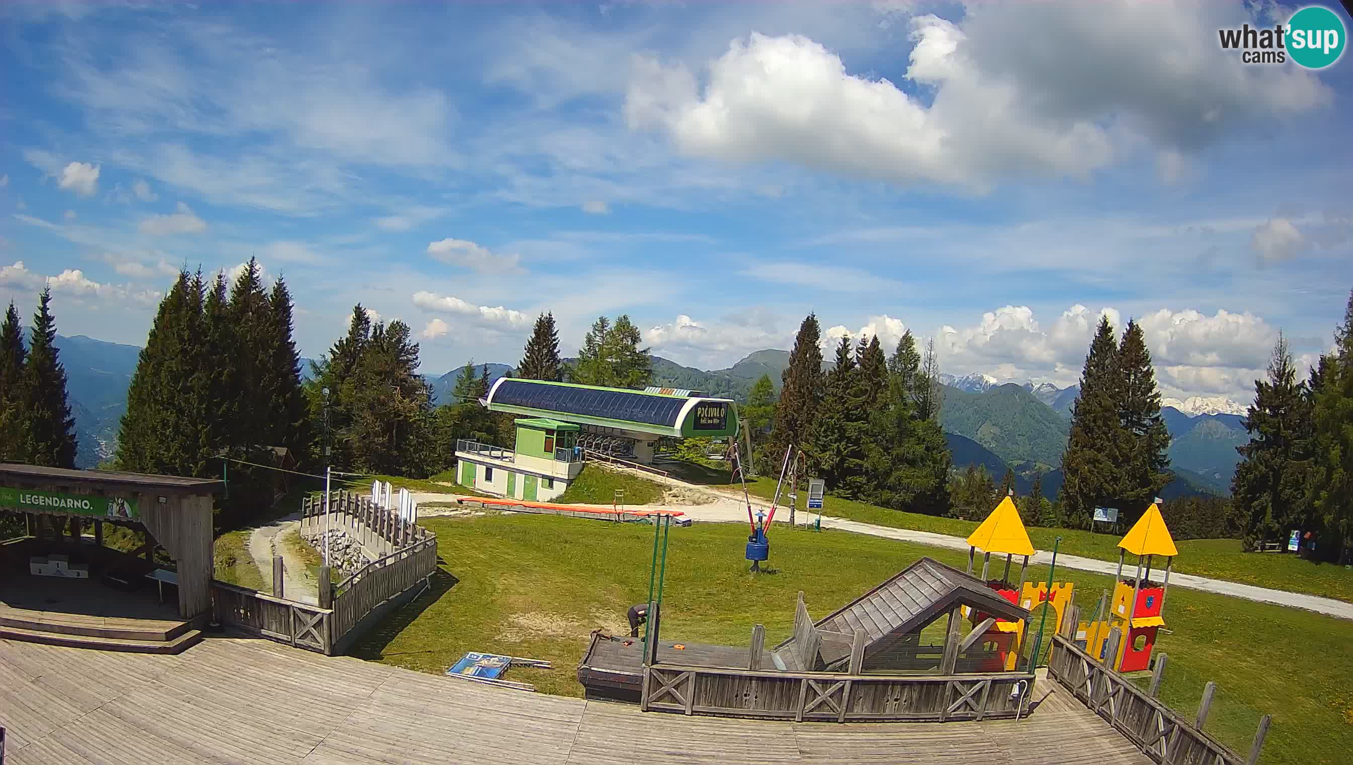 Webcam de la station de ski des Alpes slovènes à Cerkno Počivalo