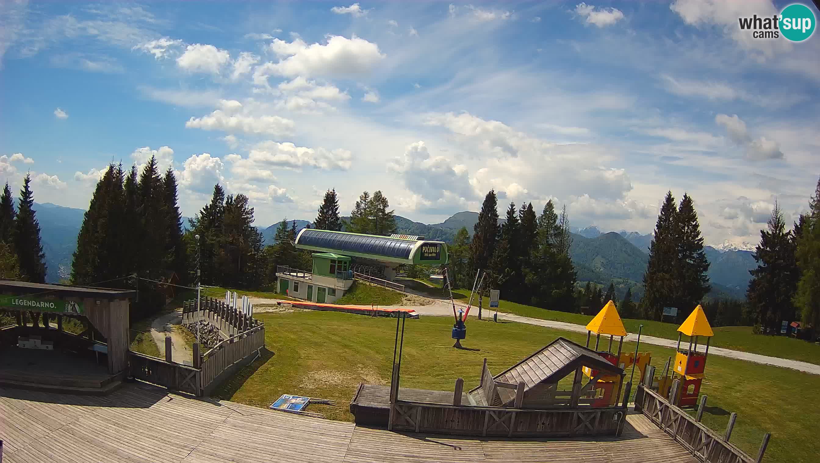 Webcam Počivalo – Alpska Perla | Vista live dalla stazione sciistica di Cerkno