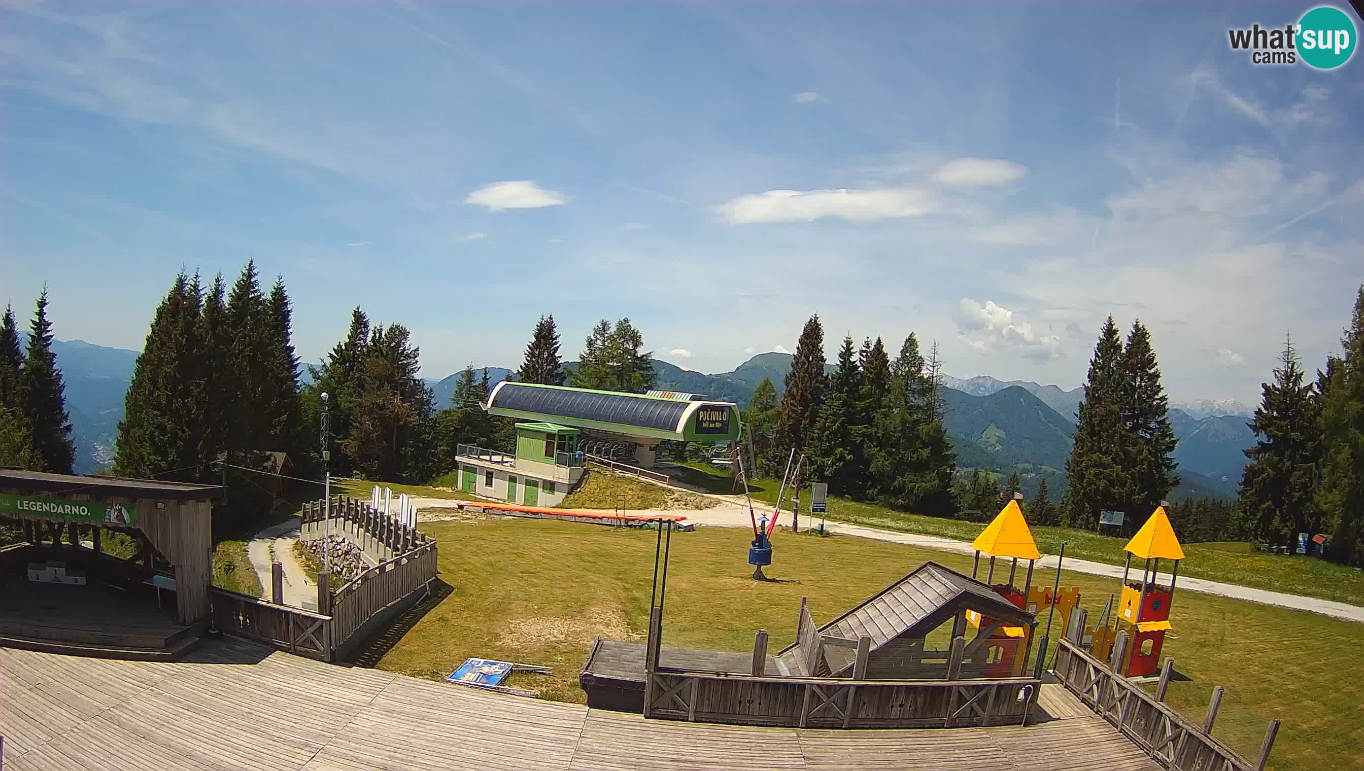 Webcam Počivalo – Alpska Perla | Vista live dalla stazione sciistica di Cerkno