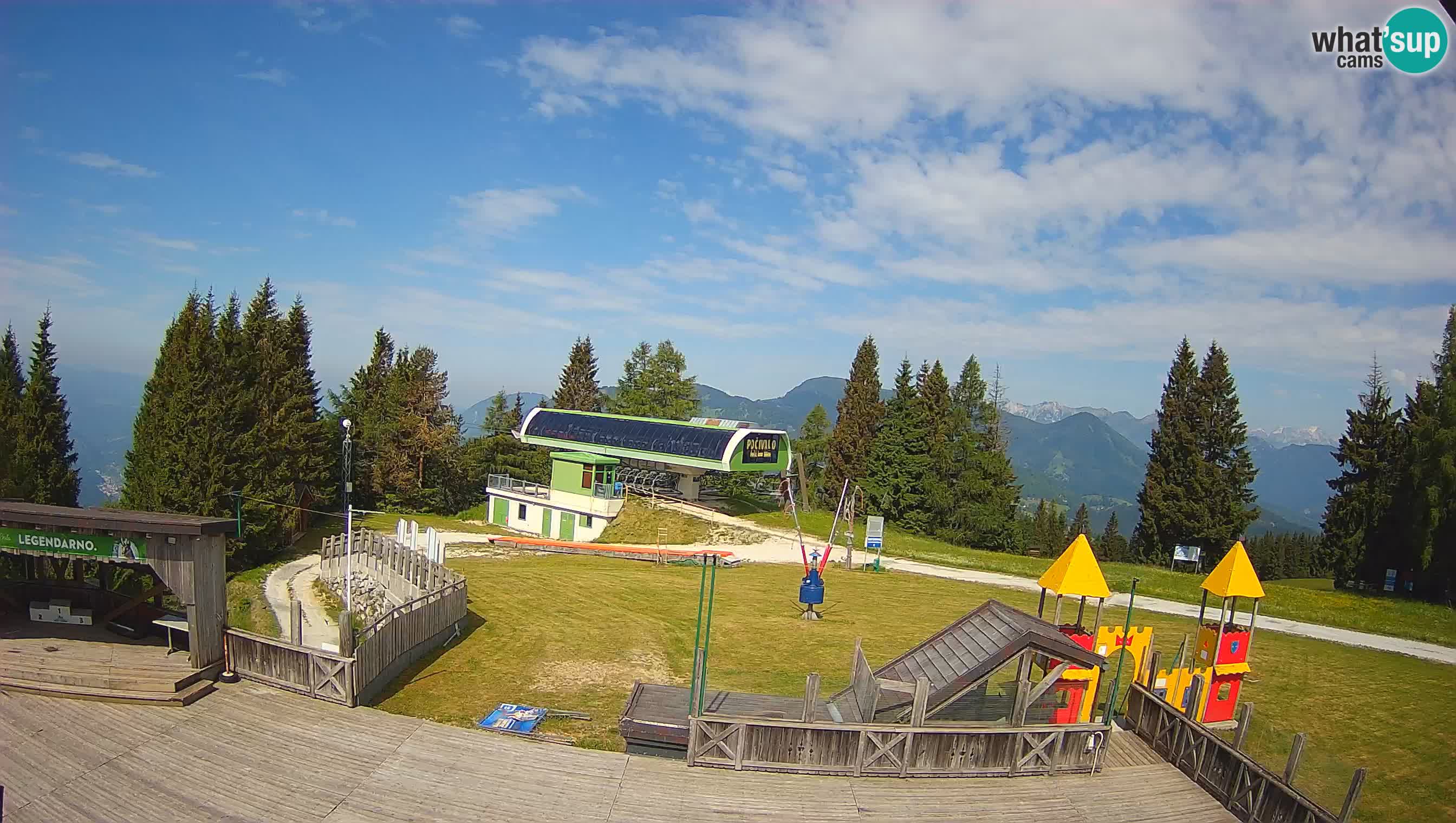 Web kamera Počivalo – Alpska Perla | Pogled uživo sa skijališta Cerkno