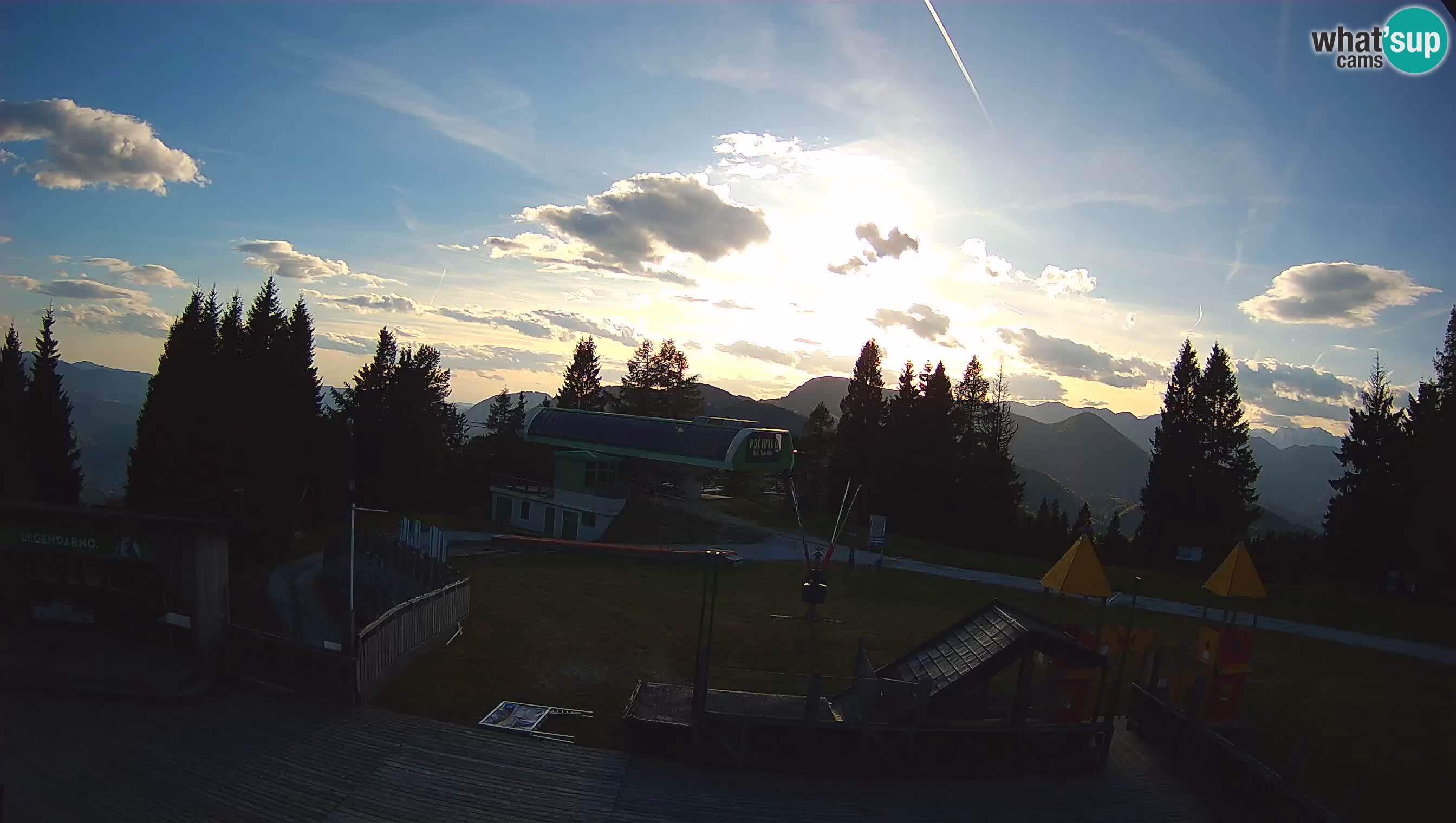 Webcam de la station de ski des Alpes slovènes à Cerkno Počivalo