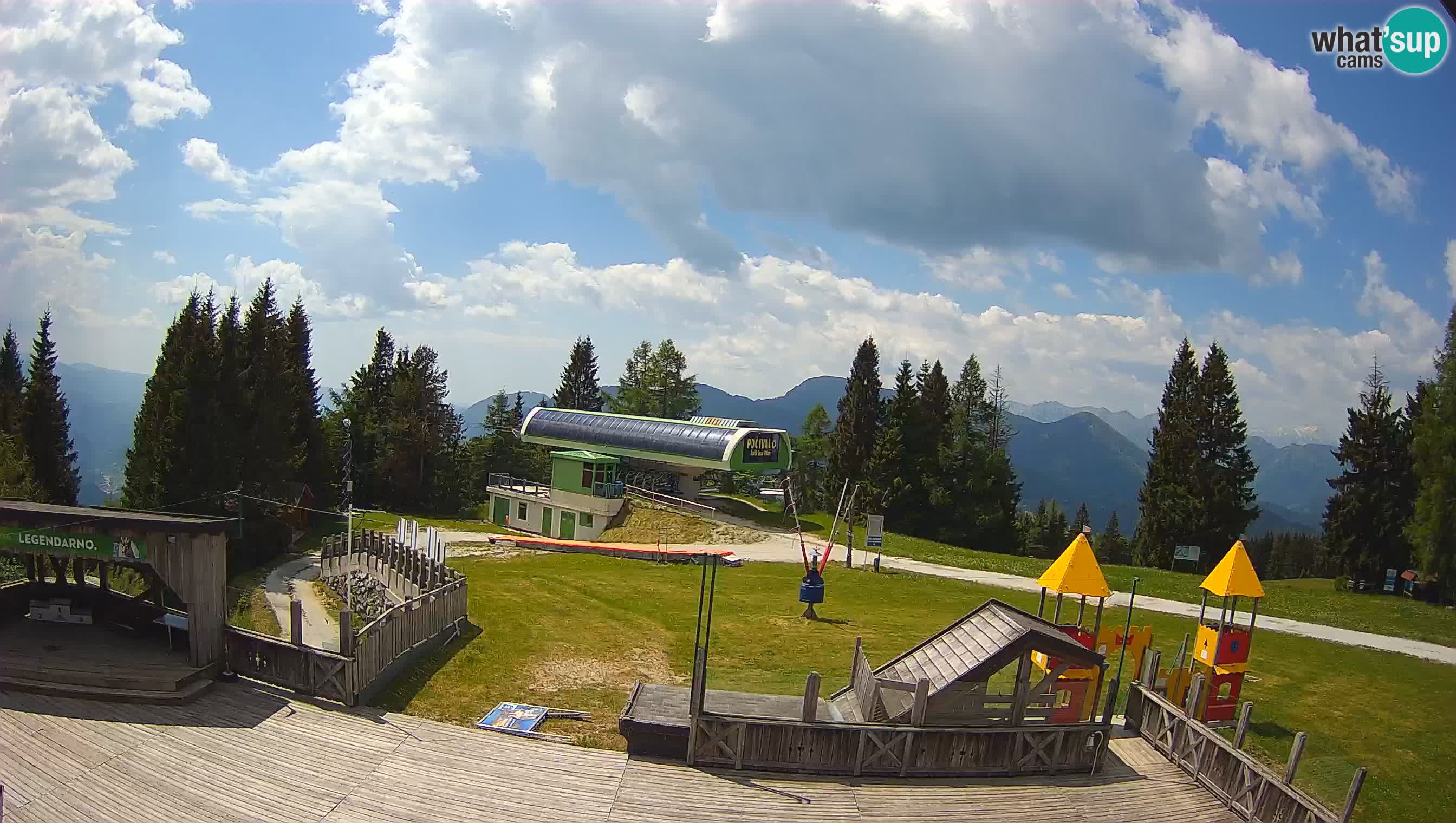 Webcam de la station de ski des Alpes slovènes à Cerkno Počivalo
