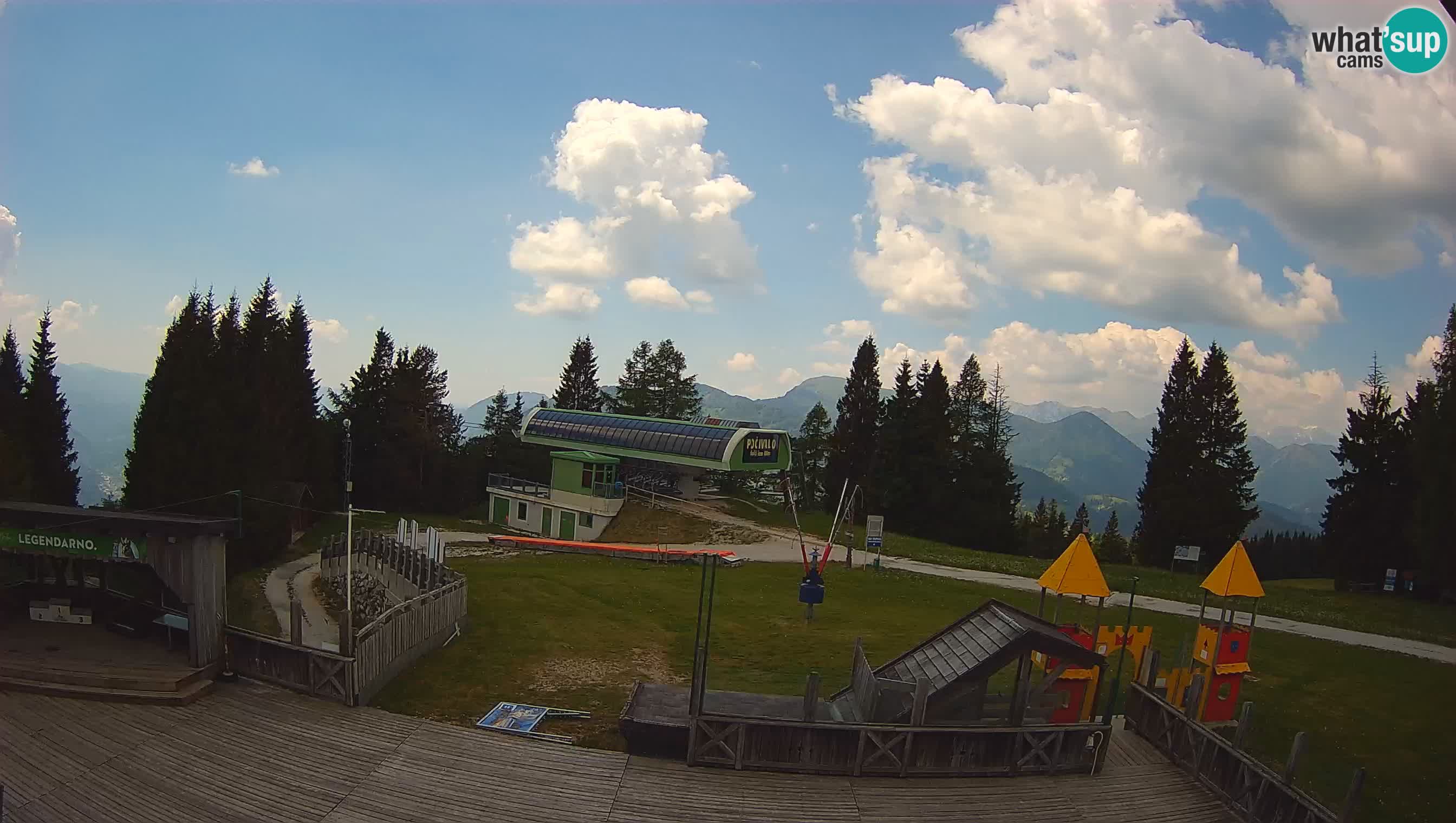 Webcam Počivalo – Alpska Perla | Vista live dalla stazione sciistica di Cerkno