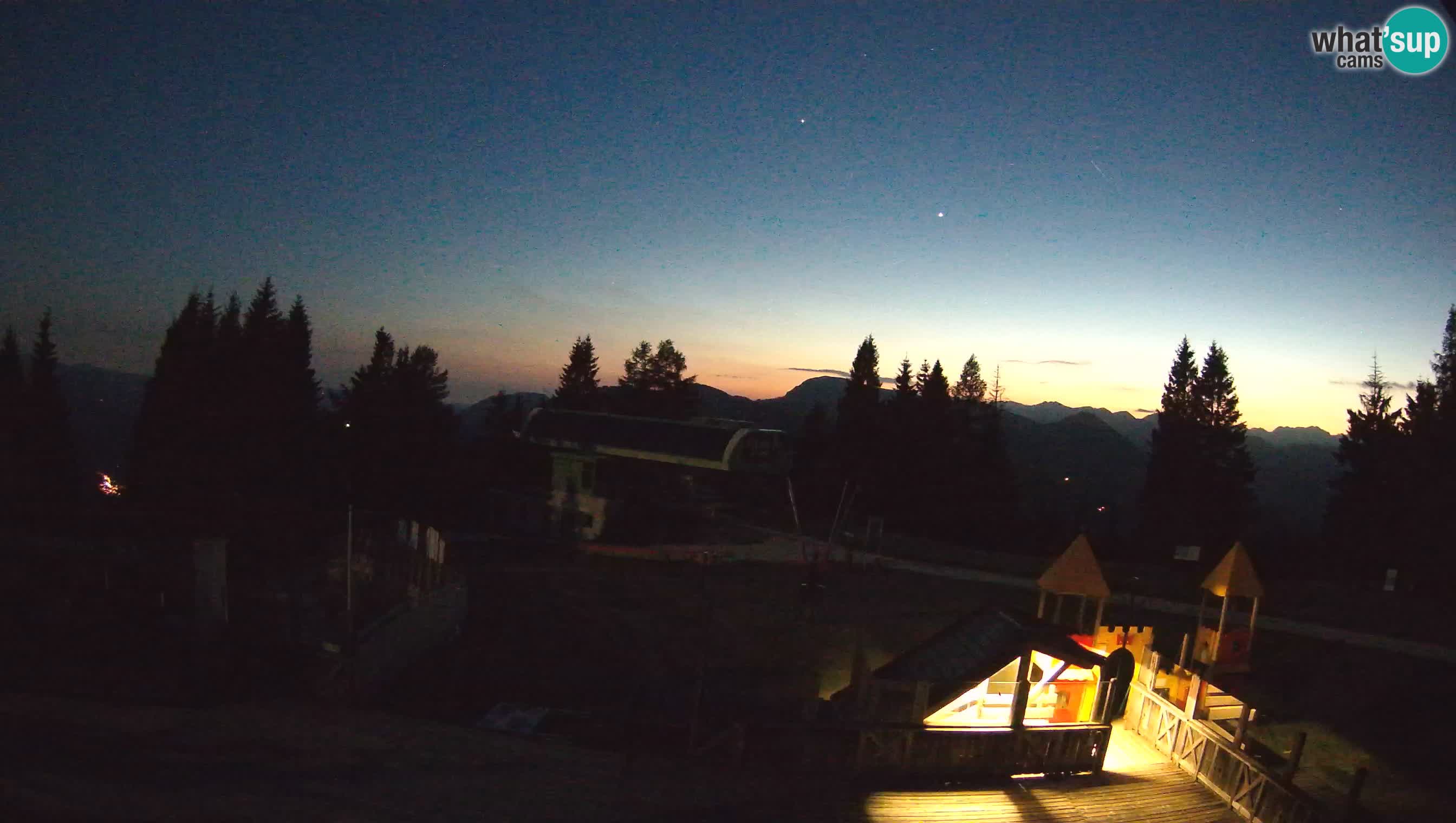 Webcam Počivalo – Alpska Perla | Vista live dalla stazione sciistica di Cerkno