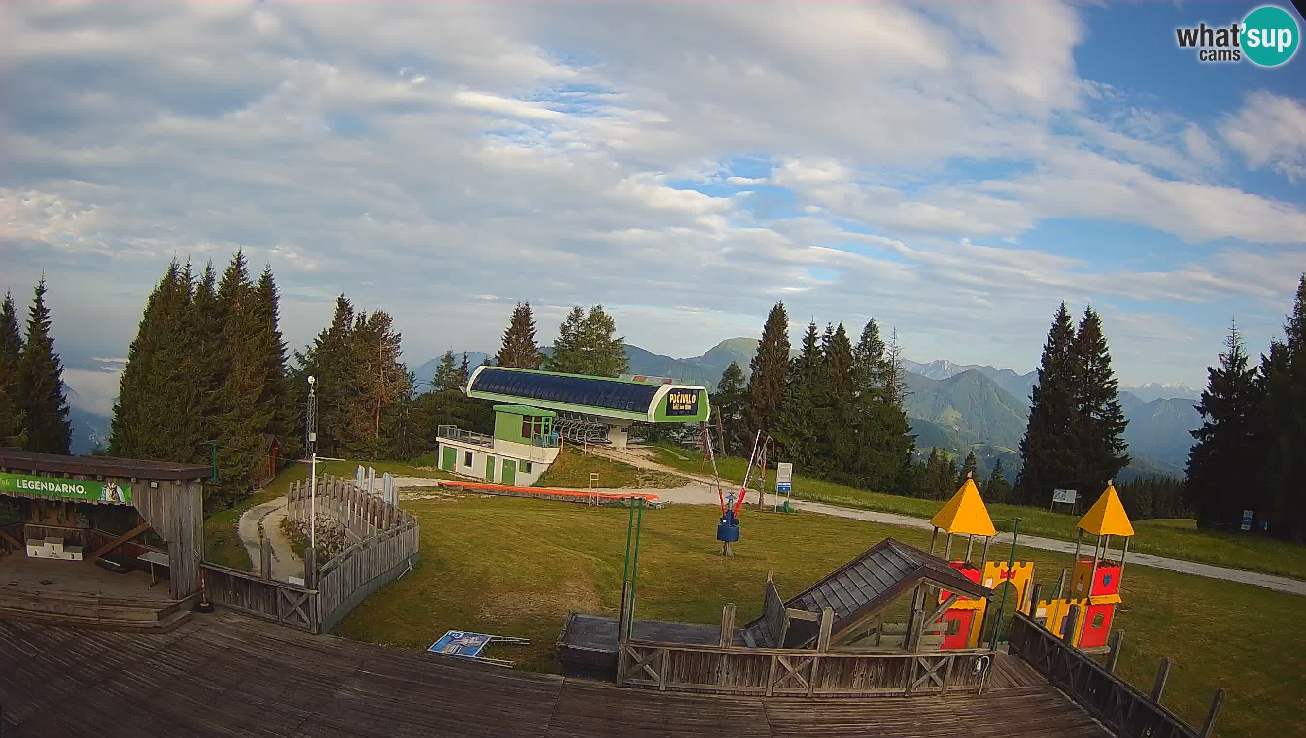 Web kamera Počivalo – Alpska Perla | Pogled uživo sa skijališta Cerkno