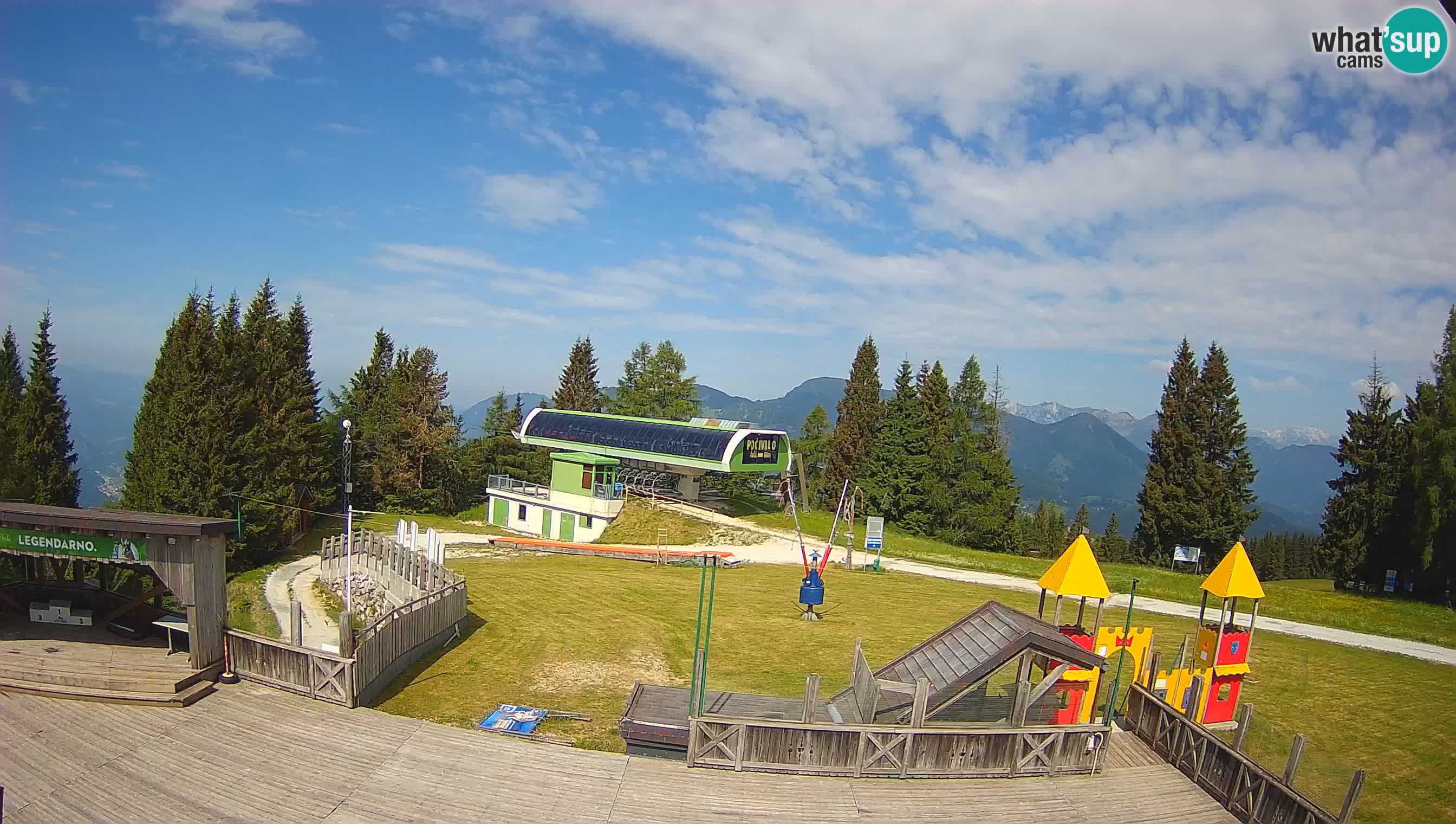Webcam de la station de ski des Alpes slovènes à Cerkno Počivalo