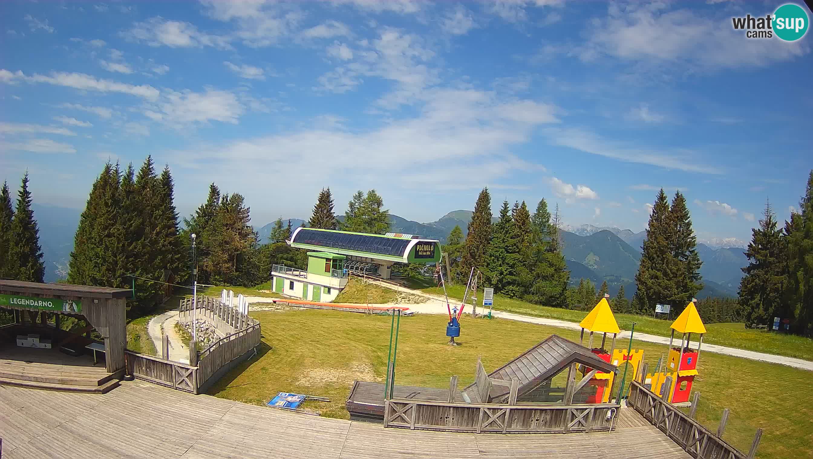Web kamera Počivalo – Alpska Perla | Pogled uživo sa skijališta Cerkno
