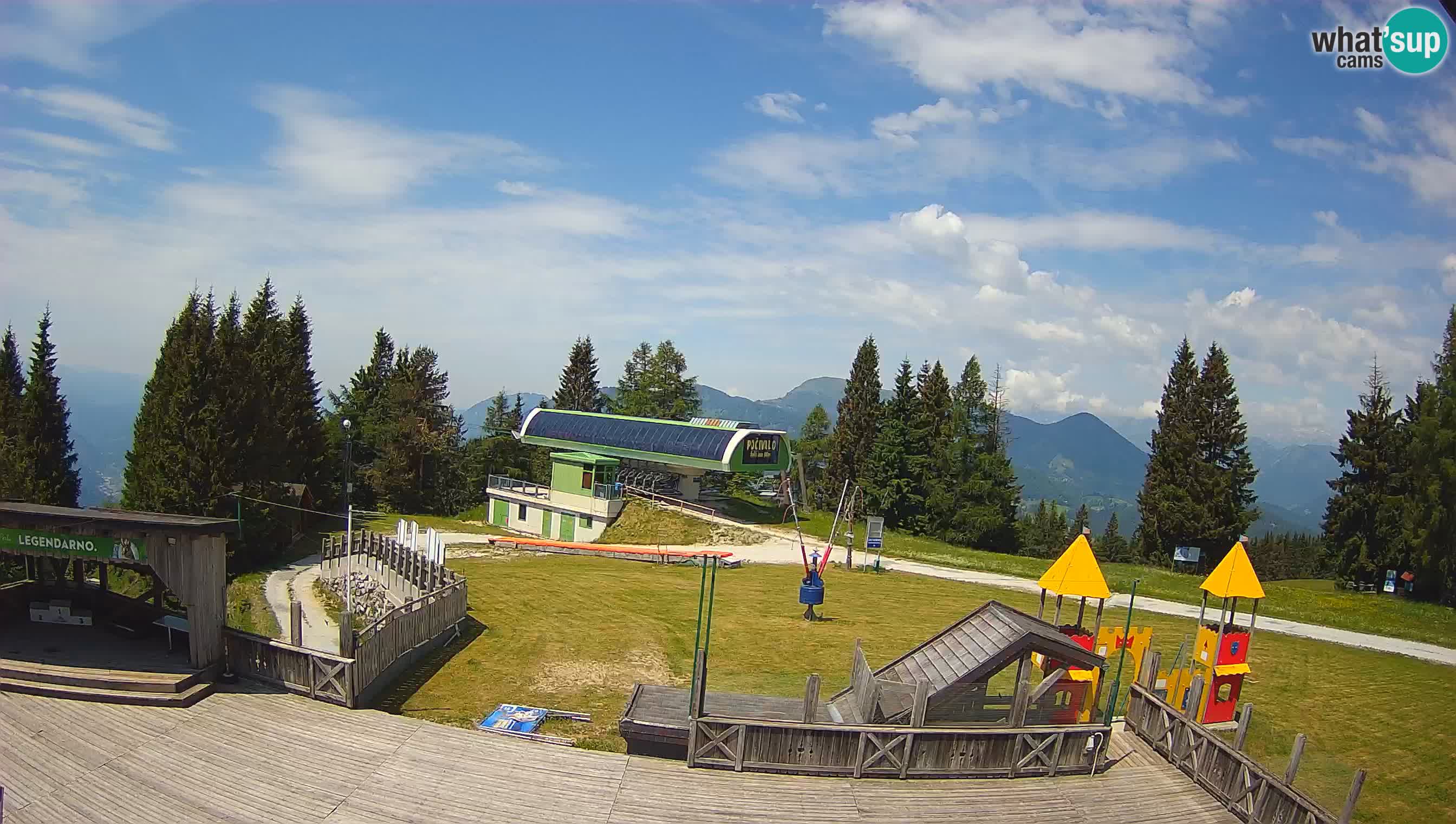 Webcam Počivalo – Alpska Perla | Vista live dalla stazione sciistica di Cerkno
