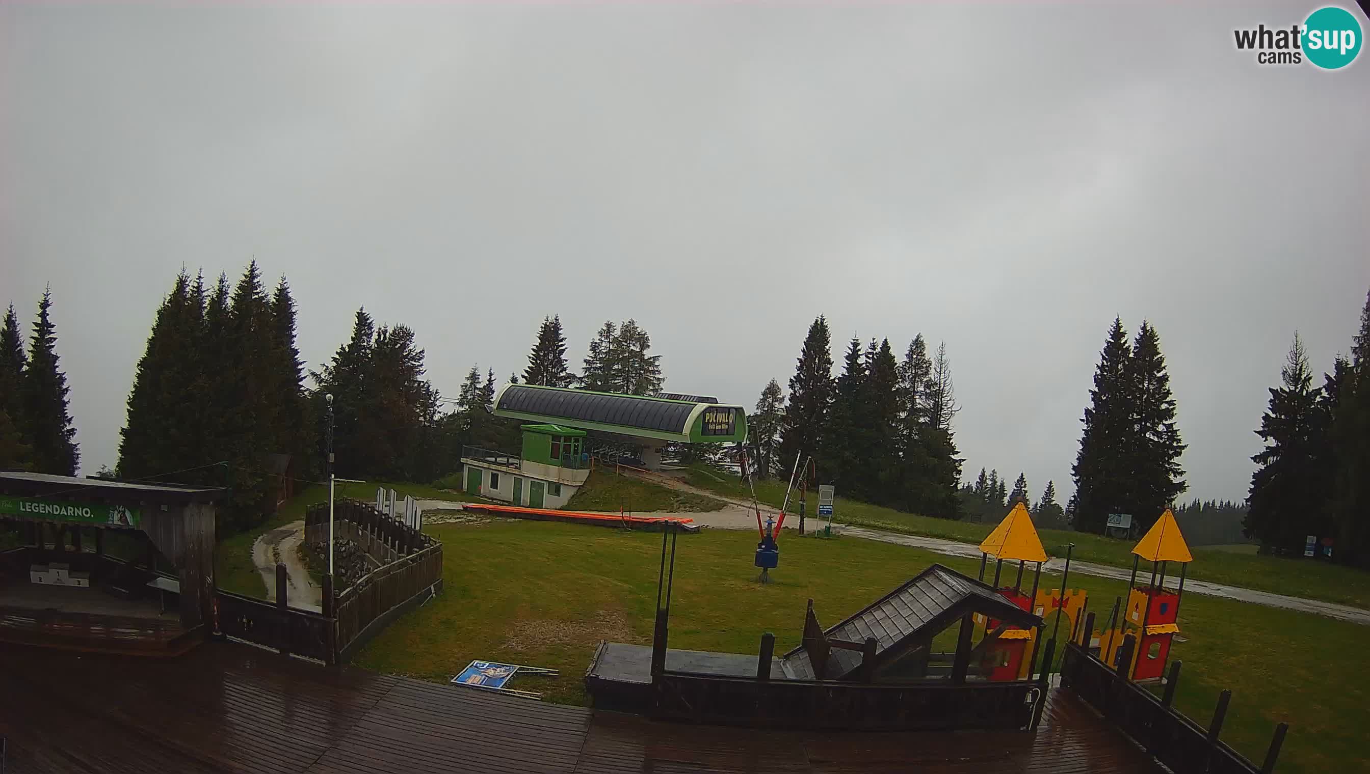 Webcam Počivalo – Alpska Perla | Vista live dalla stazione sciistica di Cerkno