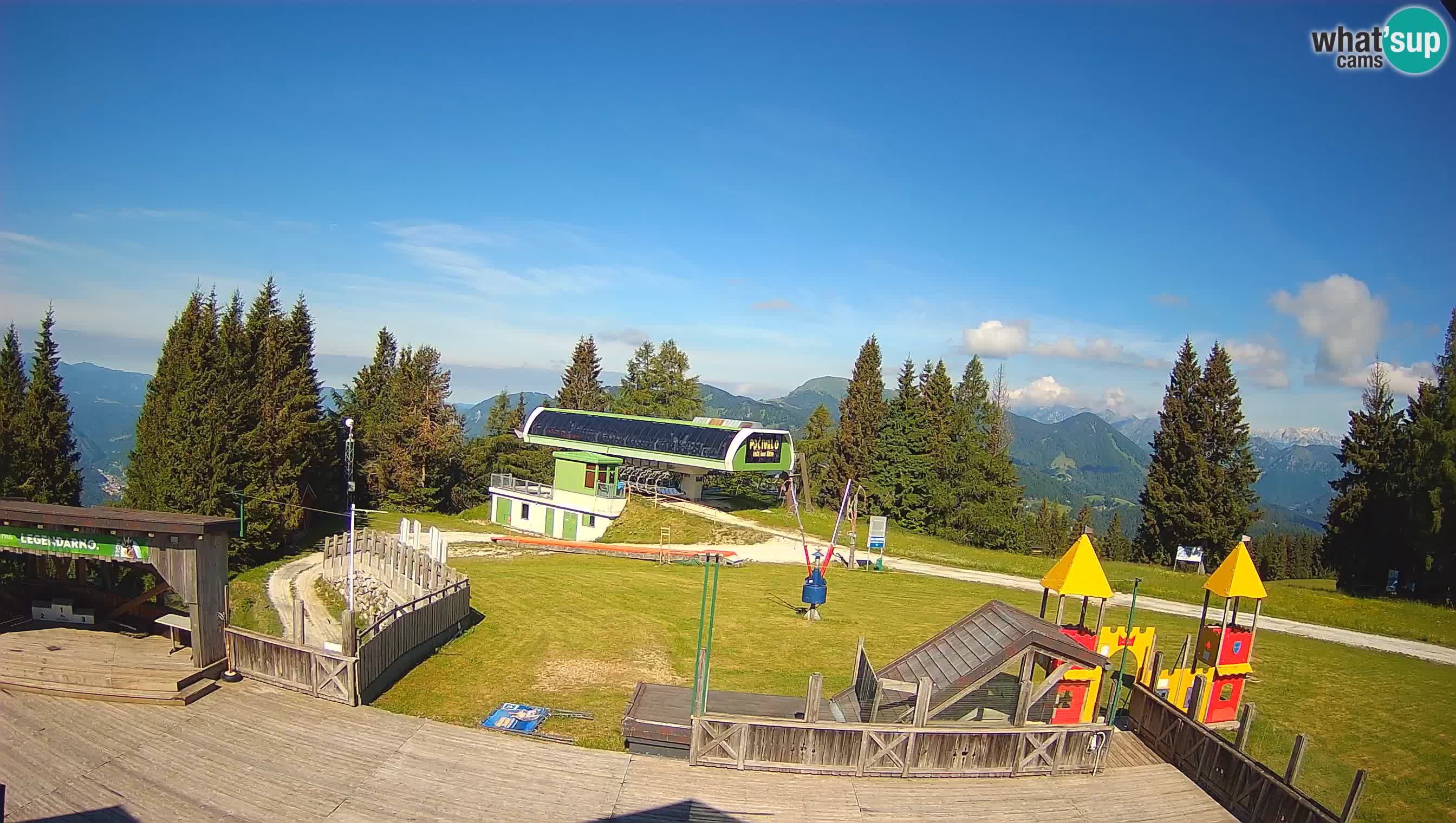 Webcam Počivalo – Alpska Perla | Vista live dalla stazione sciistica di Cerkno